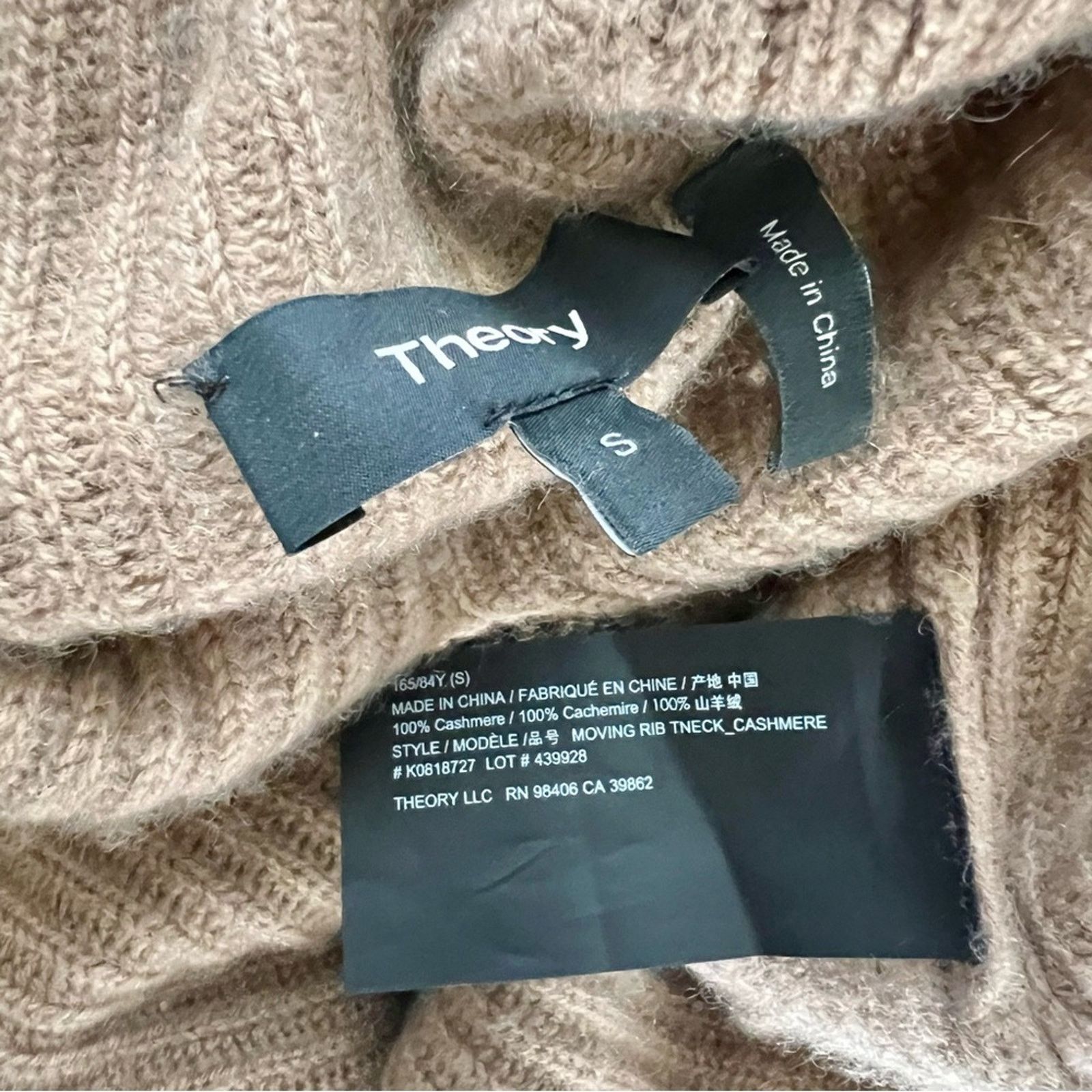 Theory Theory Turtleneck Sweater Cashmere Pullover Knit Raglan Size S / US 4 / IT 40 - 13 Thumbnail