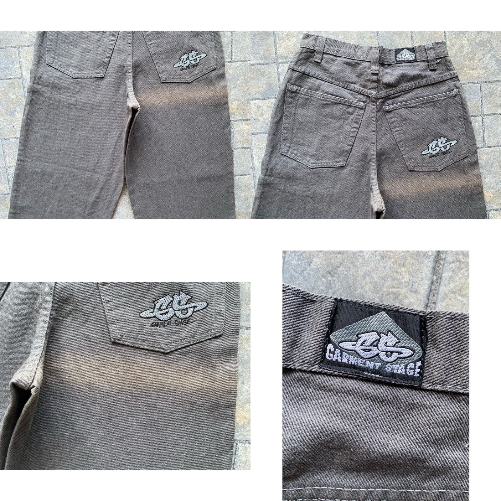 Logo 7 VINTAGE Garment Stage Jeans Men Gray 28 90s Y2K Logo In USA Pants Size US 28 / EU 44 - 10 Thumbnail