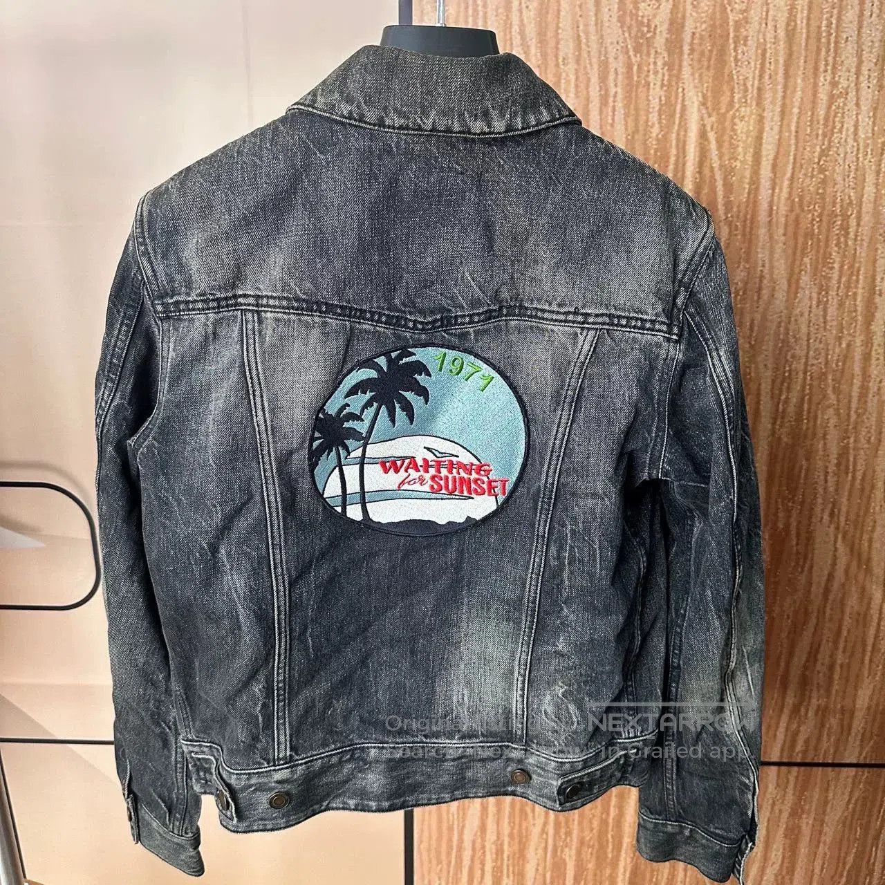 Saint Laurent Paris Saint Laurent Coconut Tree Denim Jacket. Size US M / EU 48-50 / 2 - 2 Thumbnail
