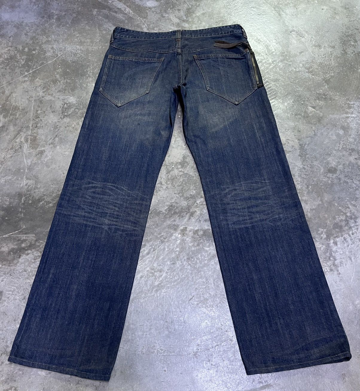 Japanese Brand × Obelisk Jeans Japan Lightning Wash Obelisk Size US 33 - 2 Thumbnail