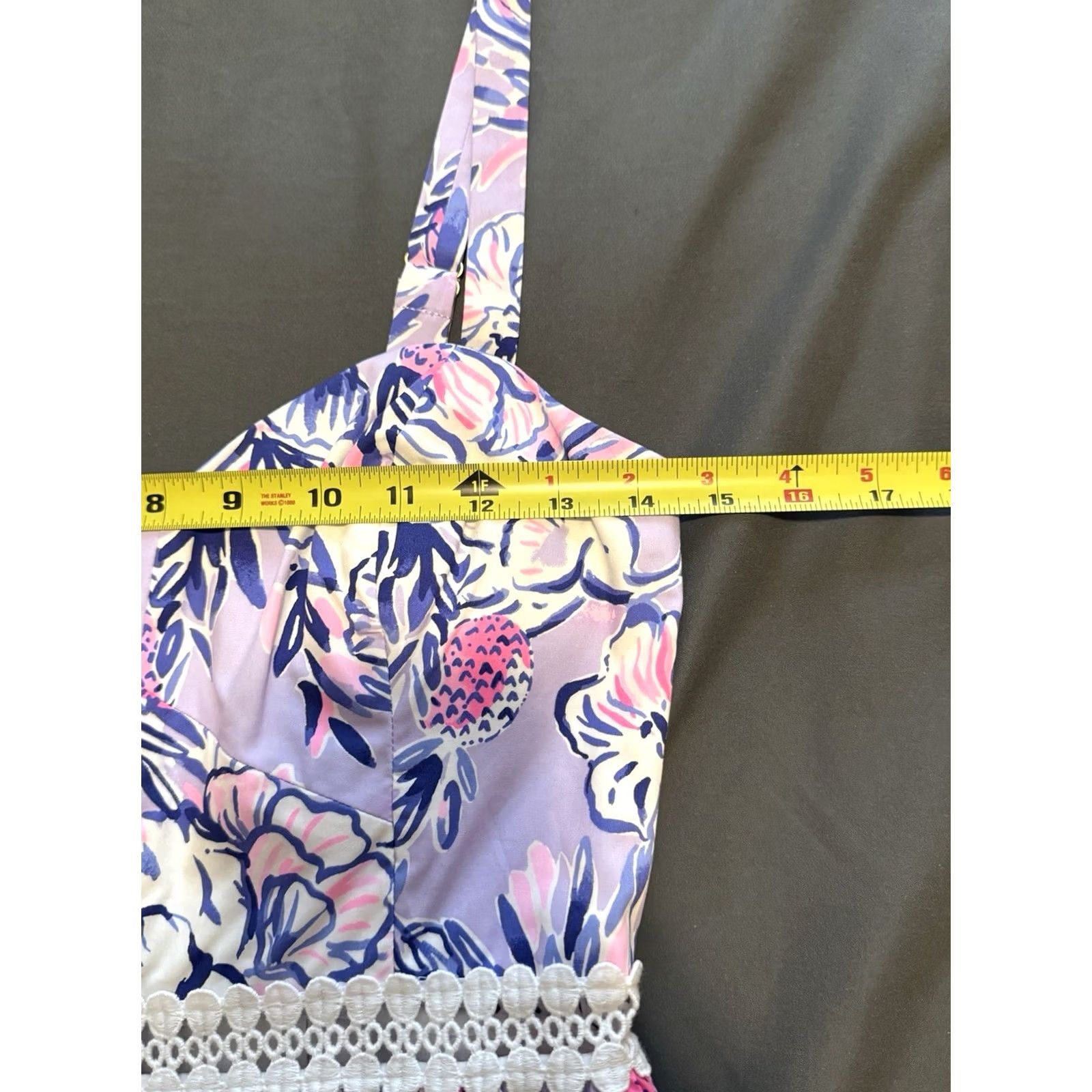 Lilly Pulitzer Lilly Pulitzer Devyn Floral Dress Lavender Size 2 Women Size XS / US 0-2 / IT 36-38 - 5 Thumbnail