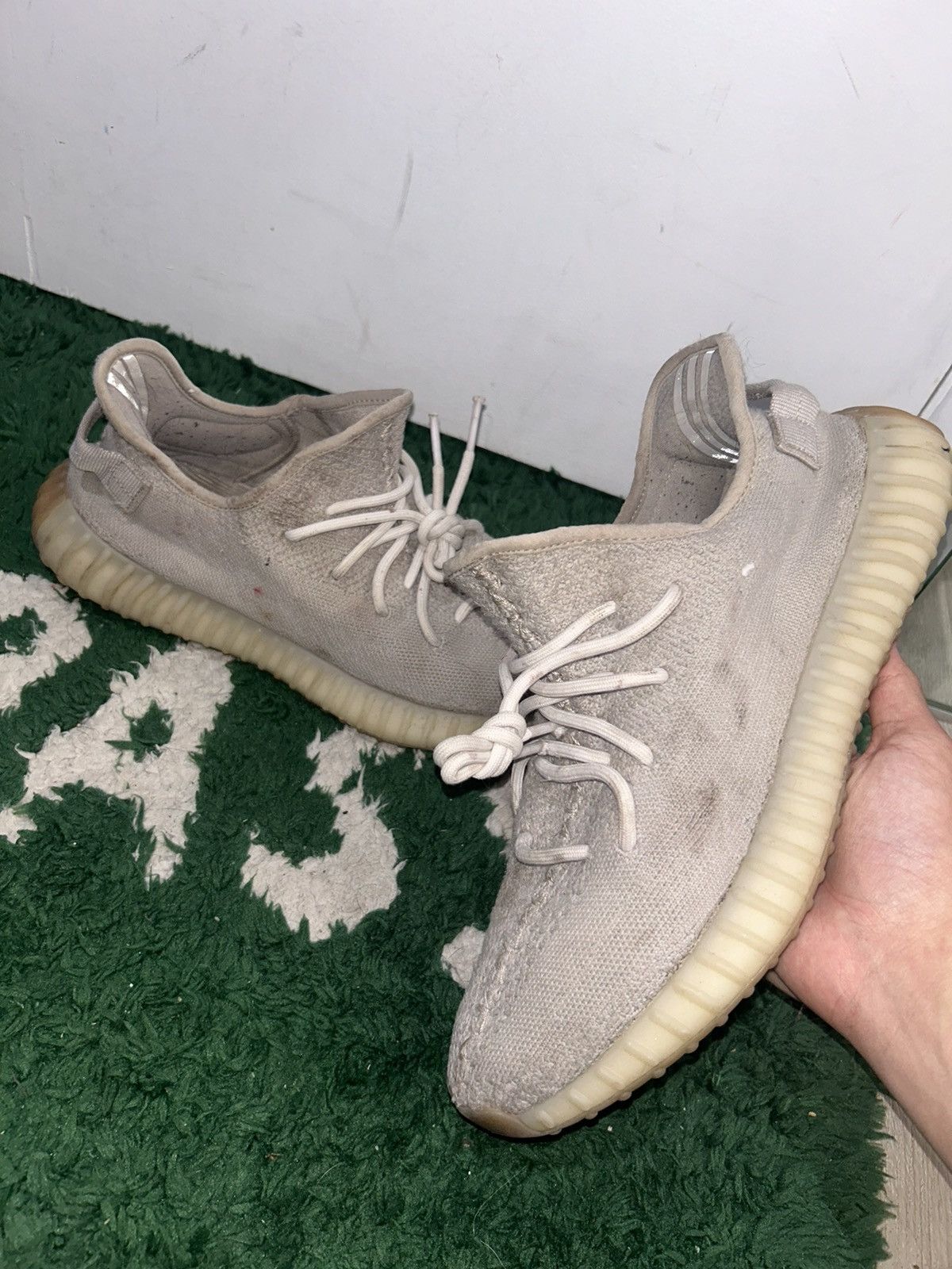 Adidas Size 10.5 - adidas Yeezy Boost 350 V2 Low Sesame Preowned Size US 10.5 / EU 43-44 - 1 Thumbnail
