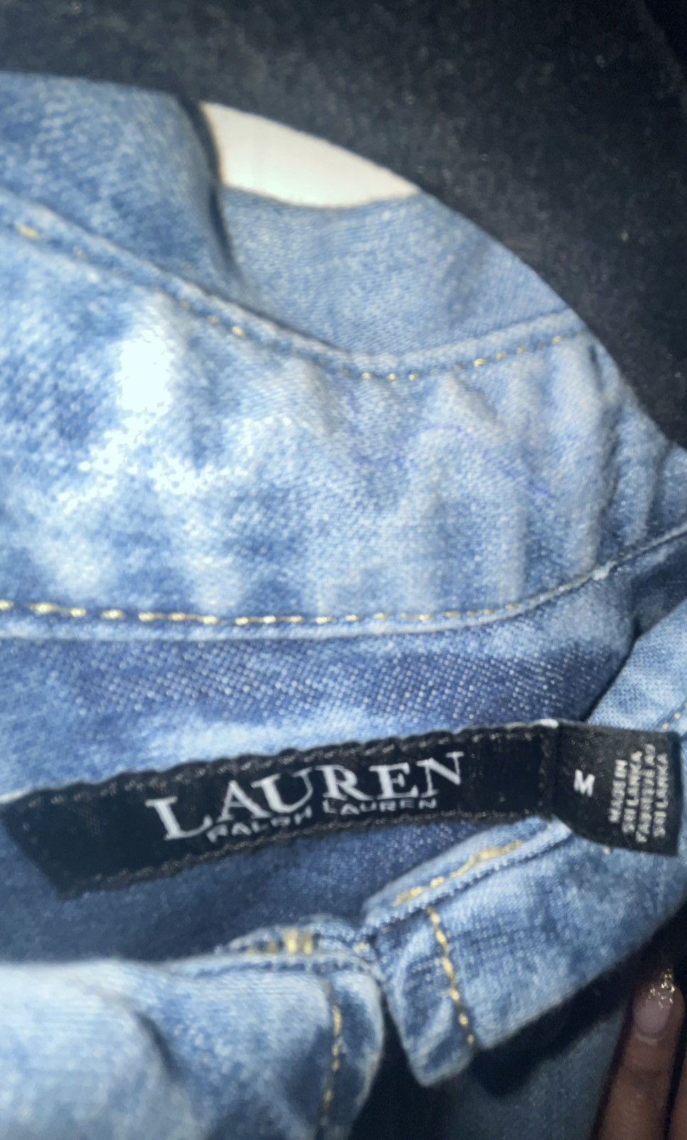 Lauren Ralph Lauren Lauren Ralph Lauren Paint Splatter denim Shirt Size M / US 6-8 / IT 42-44 - 3 Thumbnail