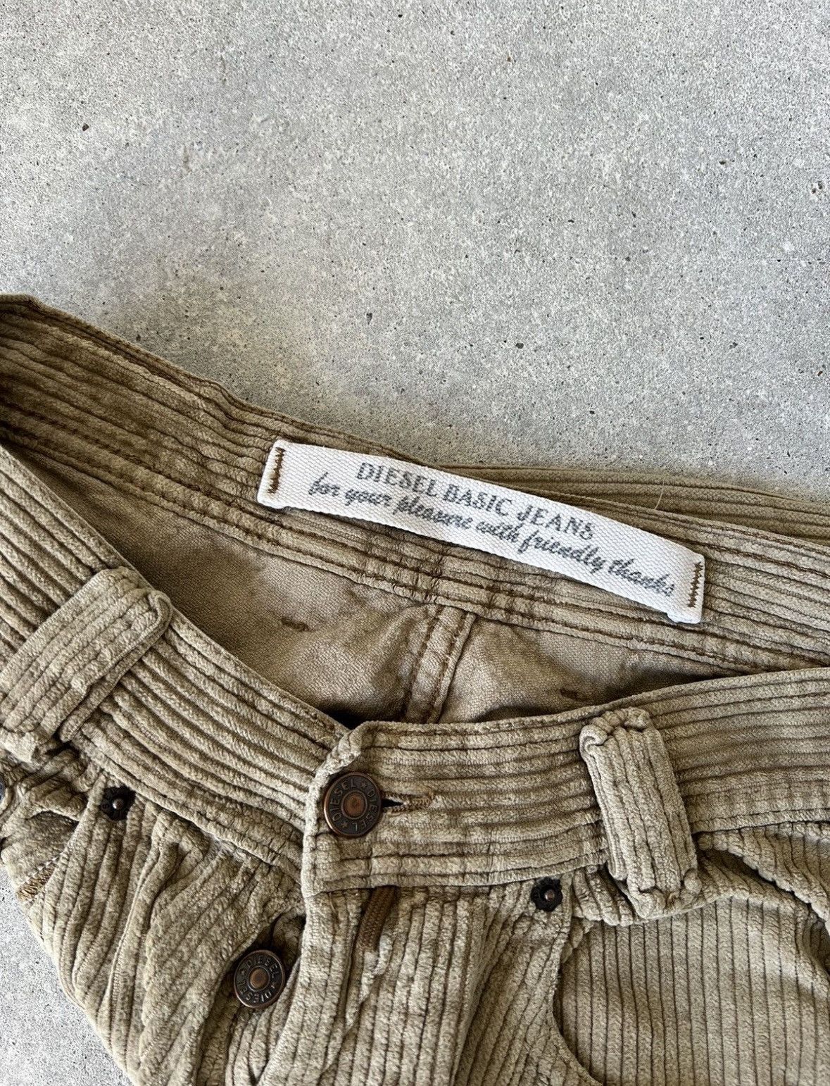 Diesel Vintage Diesel Corduroy Pants Size US 29 - 10 Thumbnail
