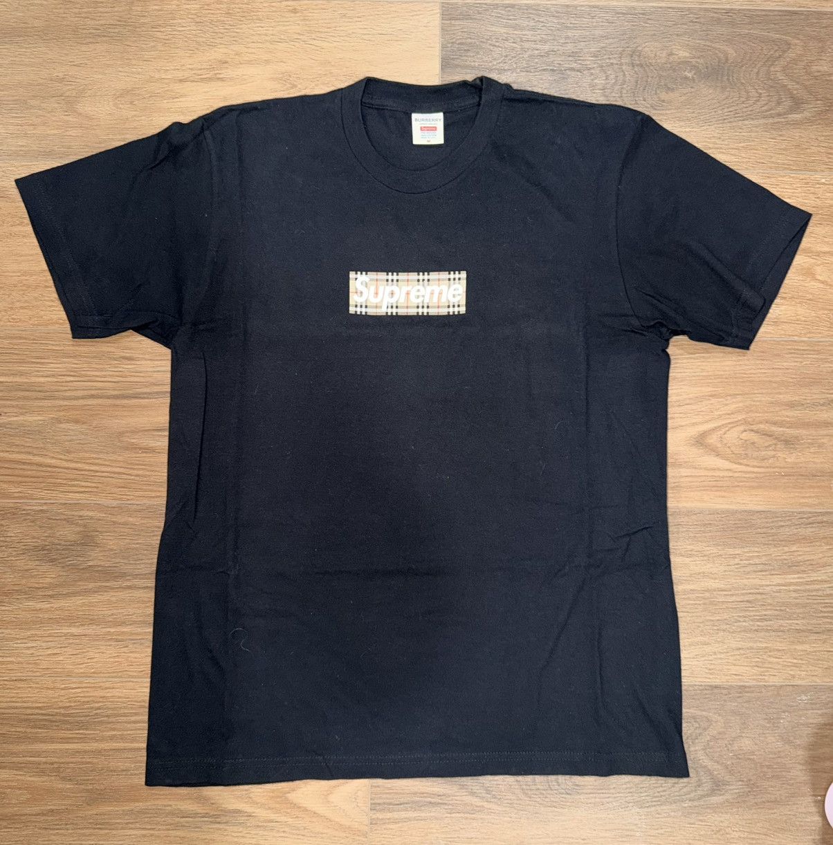 Supreme 1997 Burberry Box Logo Tee | Grailed