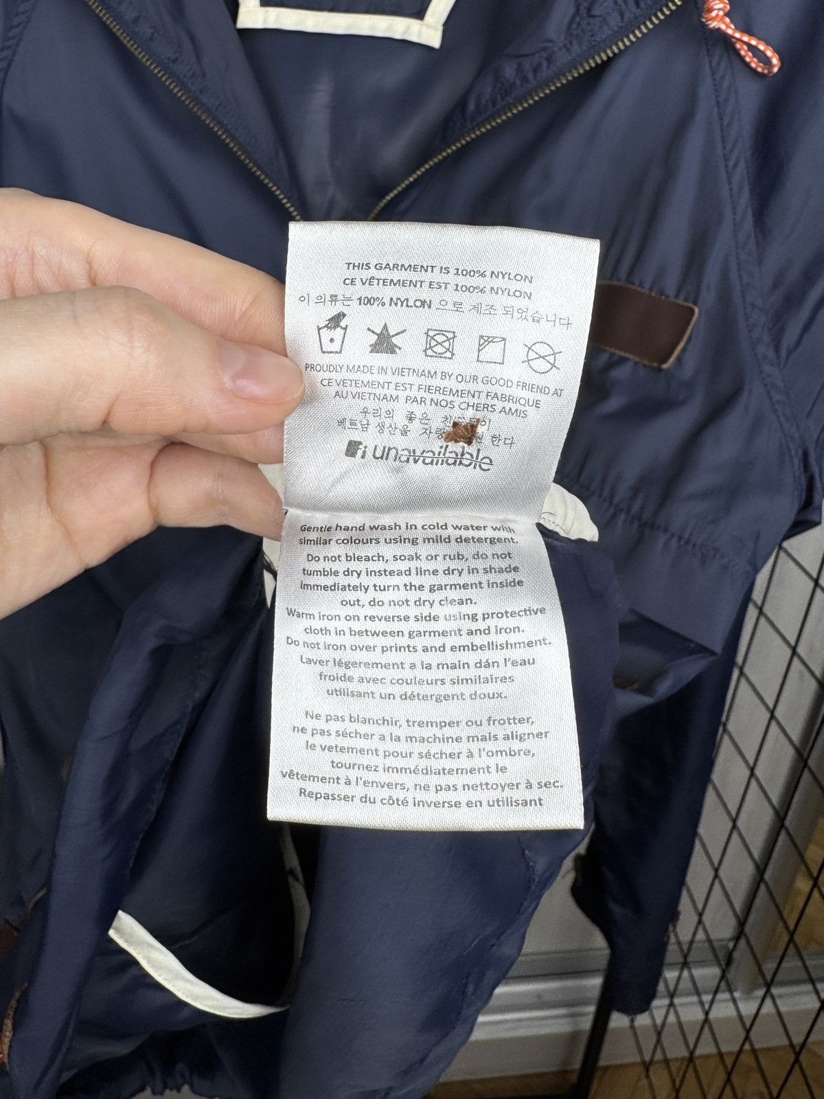 Marshall Artist Marshall Artist Navy Blue Lightweight Windcheater Jacket Size US M / EU 48-50 / 2 - 15 Thumbnail