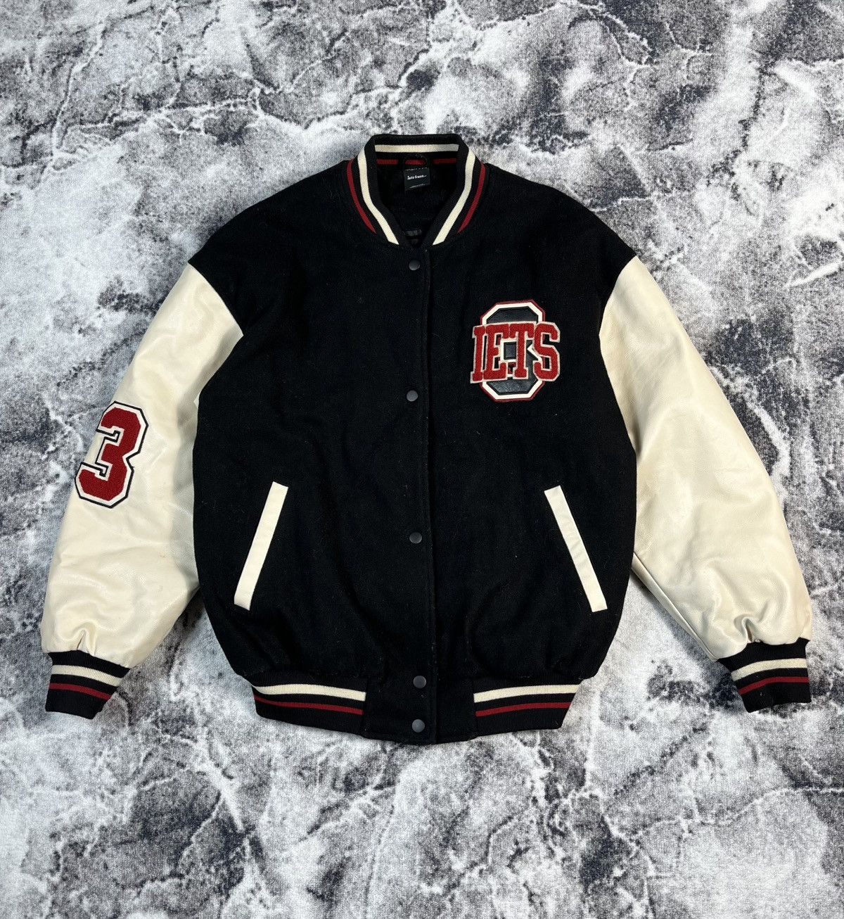 Other Varsity / Letterman Jacket “JETS” – Tagged XS/ Fits Men’s XL Size US XL / EU 56 / 4 - 2 Thumbnail