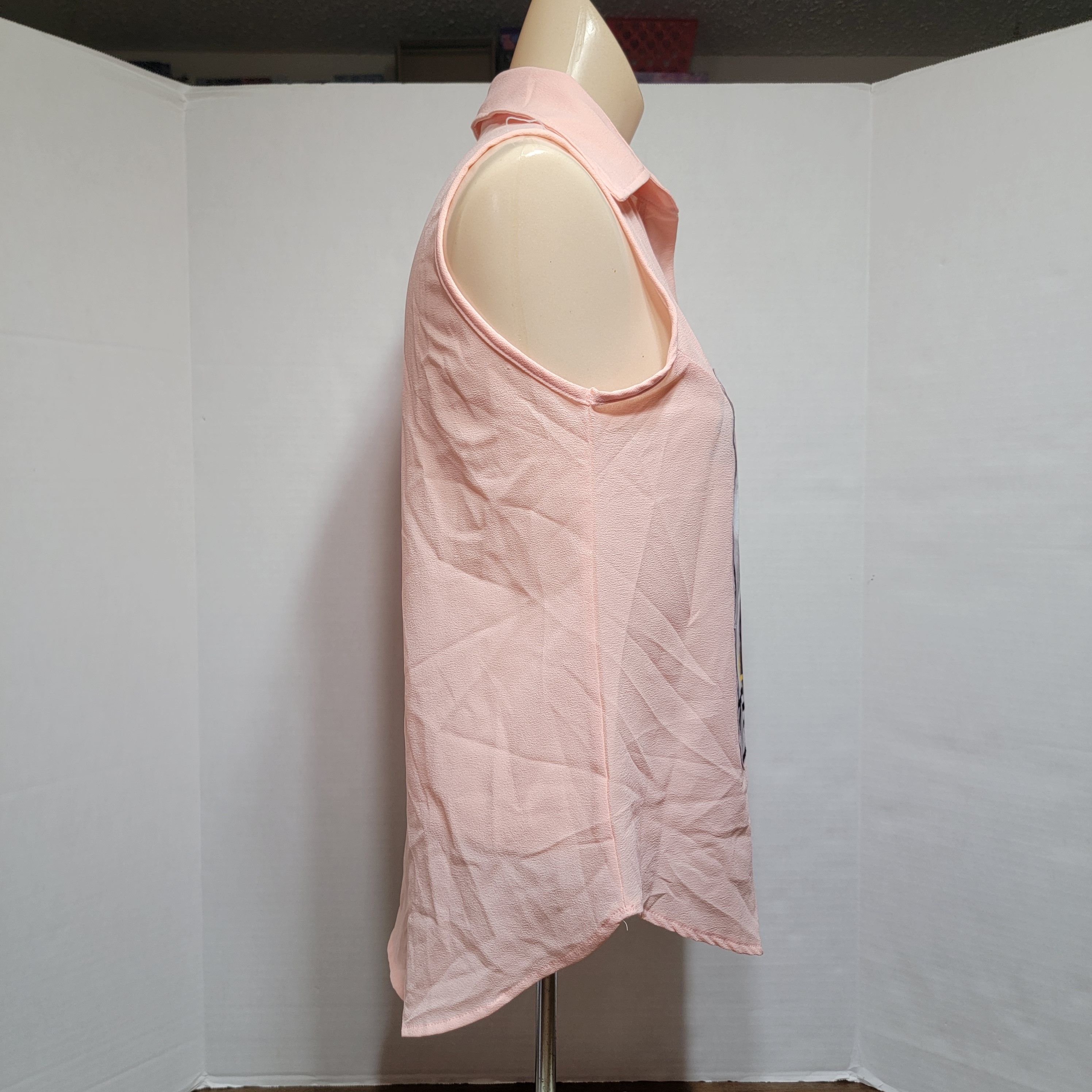 Other Classic Lady Gaga "Telephone" Lt. Pink No Sleeve Blouse Size XS / US 0-2 / IT 36-38 - 4 Thumbnail