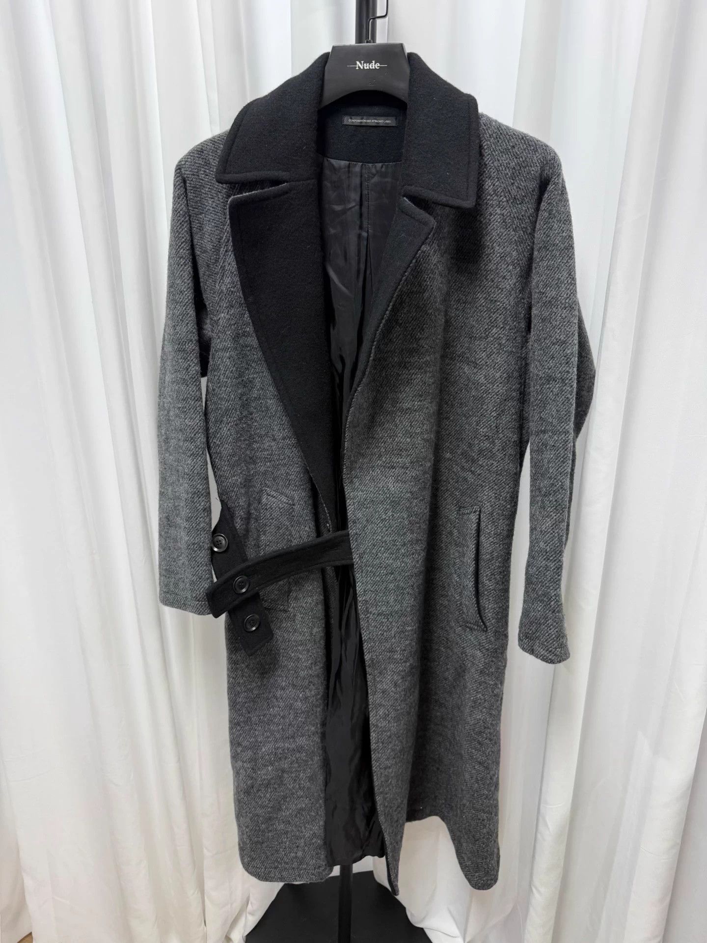 Yohji Yamamoto Yohji Yamamoto Y's Heavy Wool Patchwork Coat (Size 1) Size US S / EU 44-46 / 1 - 1 Thumbnail