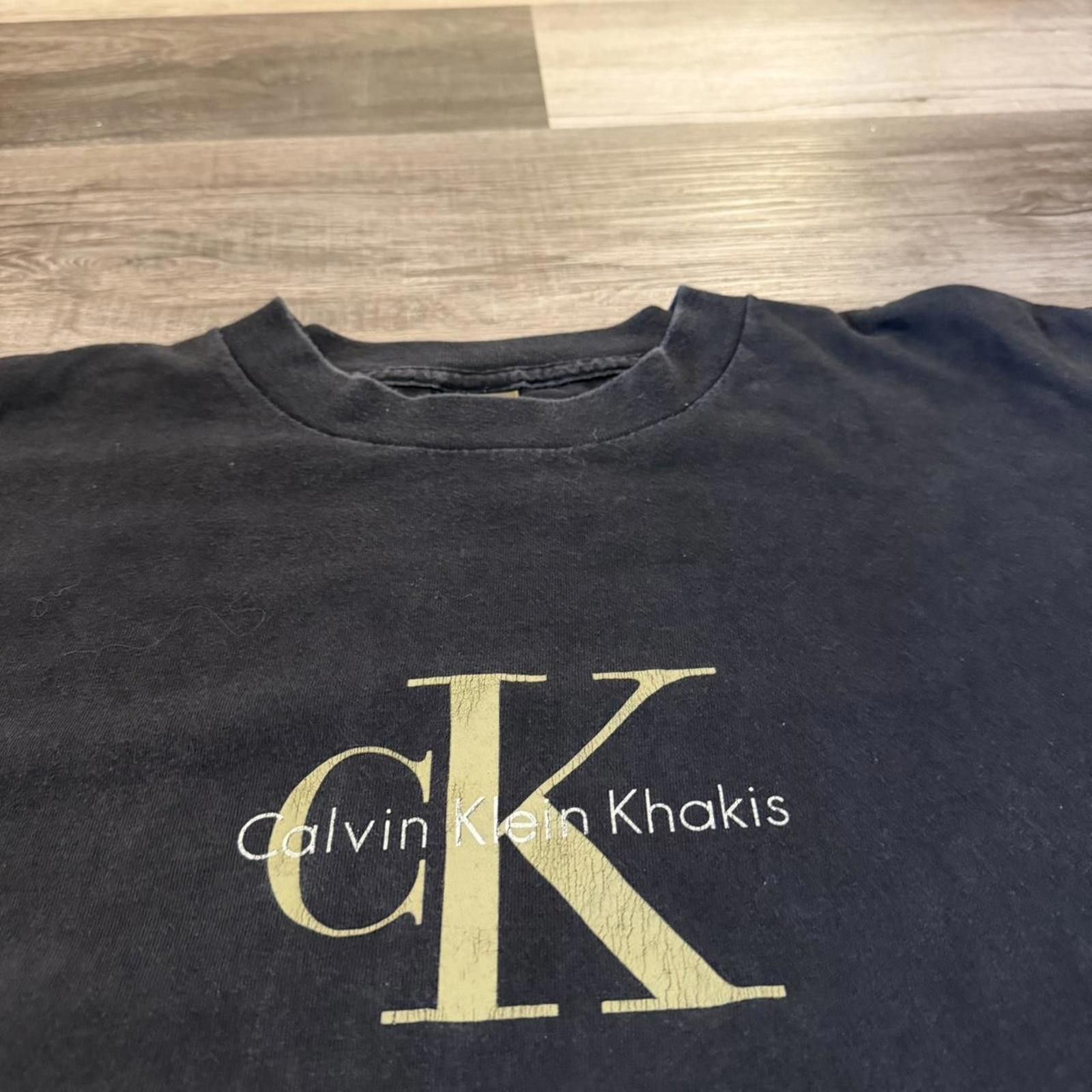 Calvin Klein vintage Calvin Klein khakis t shirt 00s L Size US L / EU 52-54 / 3 - 3 Thumbnail
