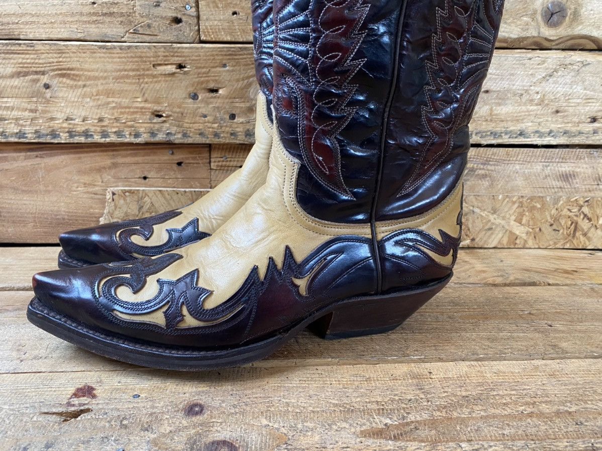 Cowboy Equipment Sendra western riding cowboy floral boots sz 42 Size US 8.5 / EU 41-42 - 7 Thumbnail