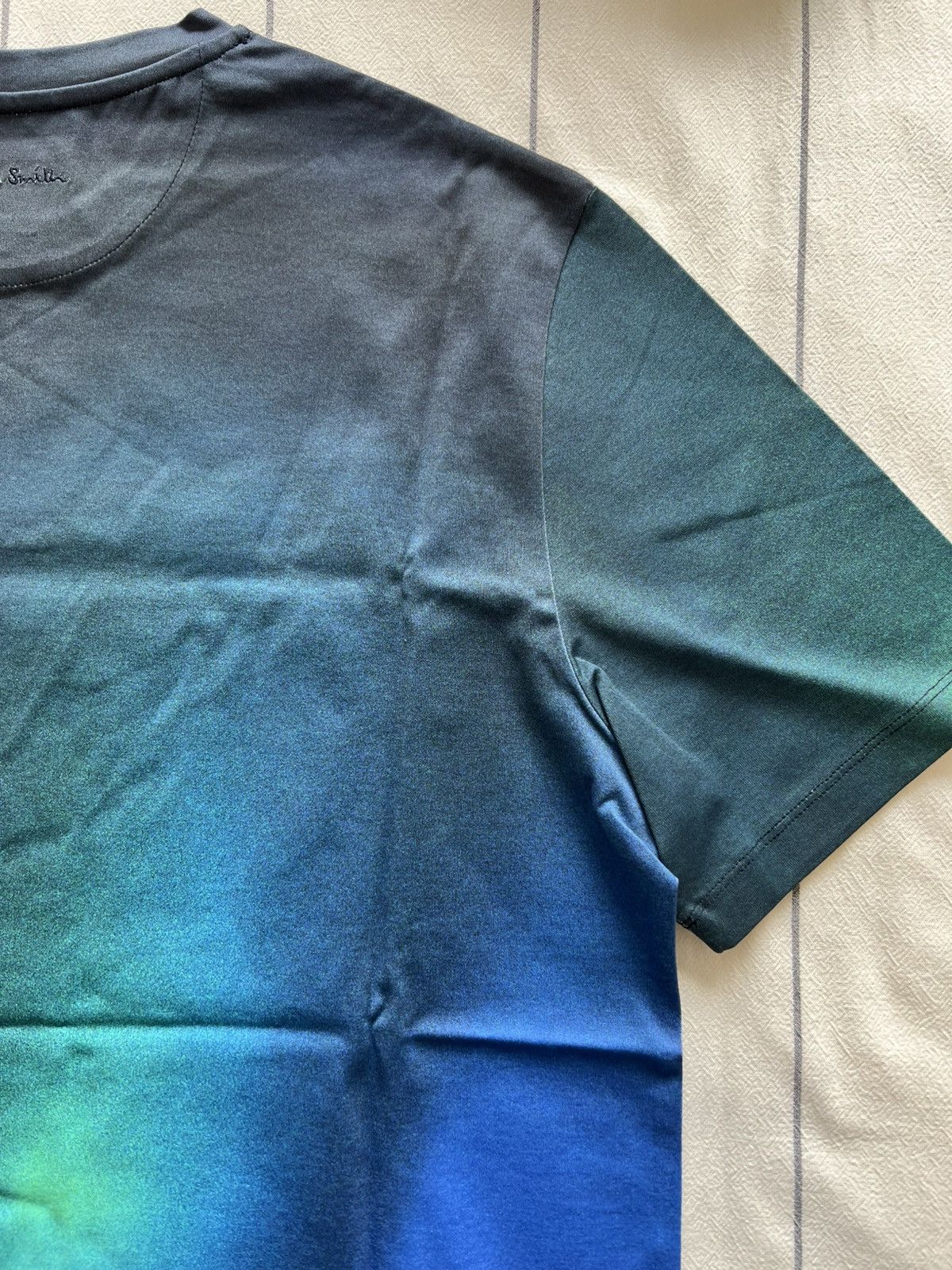 Paul Smith Paul Smith Blue Torch Light Cotton T-Shirt Size US L / EU 52-54 / 3 - 11 Thumbnail