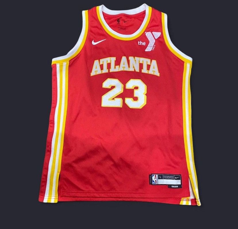 Other Nike NBA Atlanta Hawks red and yellow jersey 160-170mm Size US L / EU 52-54 / 3 - 1 Thumbnail