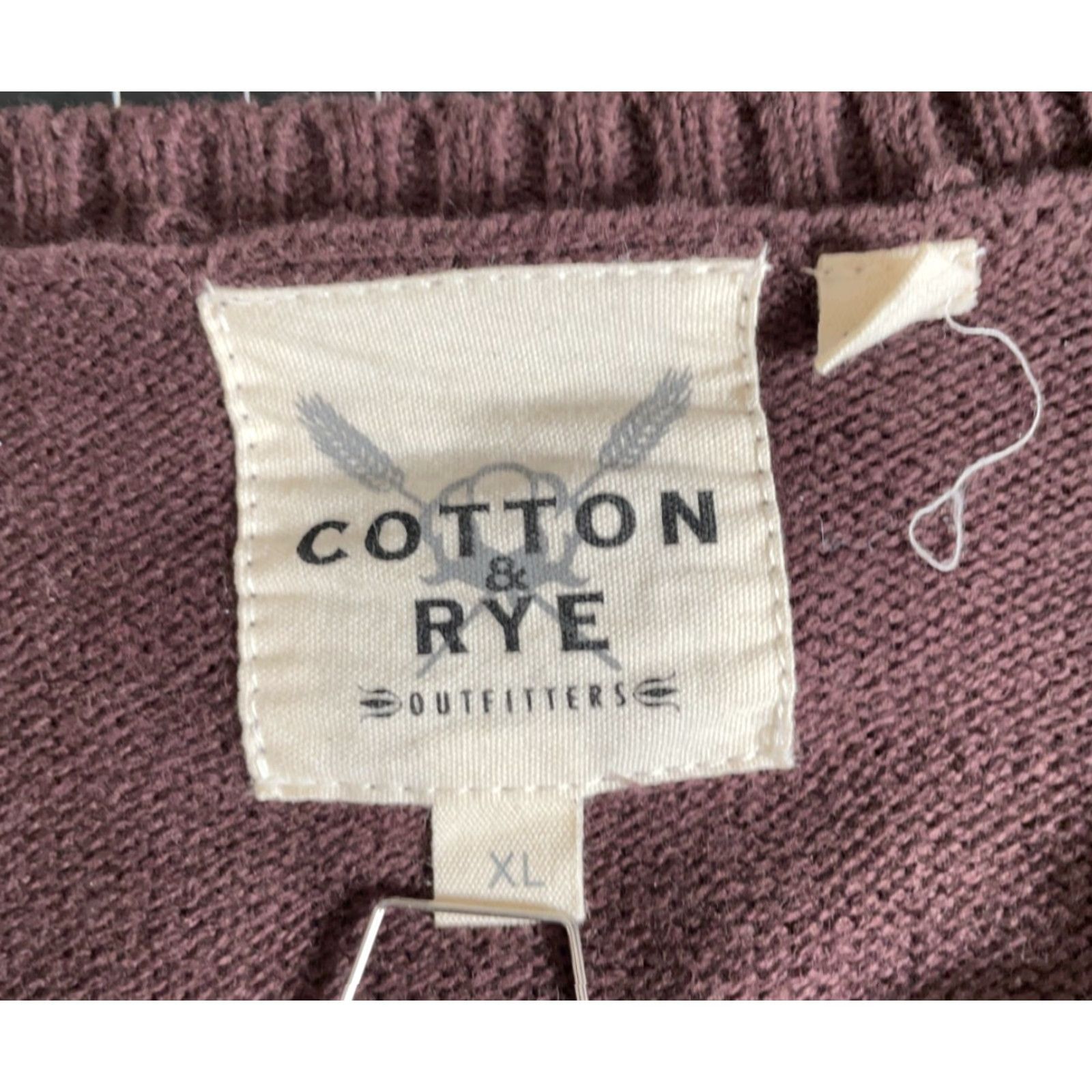 Vintage Cotton & Rye Longhorn Sweater Women's XL Brown Crewneck Western Knit Pullover Casual Size XL / US 12-14 / IT 48-50 - 3 Thumbnail