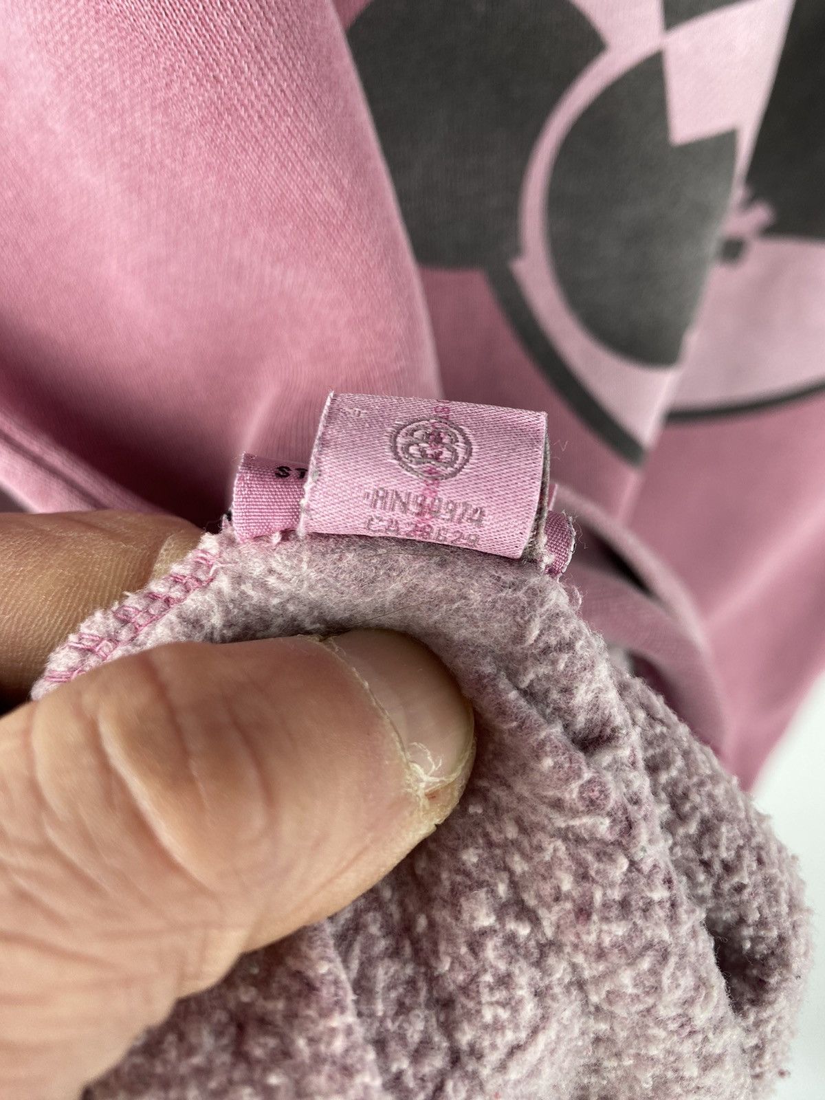 Stussy Stussy Skateman Pigment Dyed Crewneck (Washed Pink) - Size L Size US L / EU 52-54 / 3 - 14 Thumbnail
