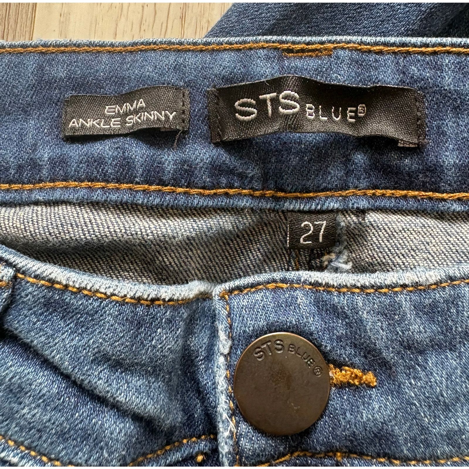 Other STS Blue | Women’s Distressed Emma Ankle Skinny Jeans | 27 Size 27" / US 4 / IT 40 - 5 Thumbnail