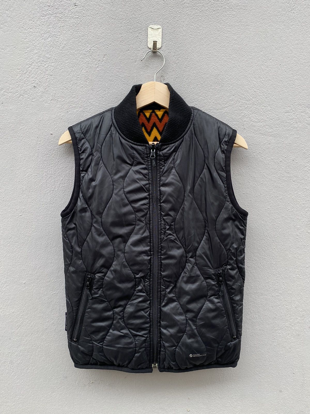 20471120 × Japanese Brand × Manastash 🔥MANASTASH Configuration Quilted Reversible Vest Size 38L - 3 Thumbnail
