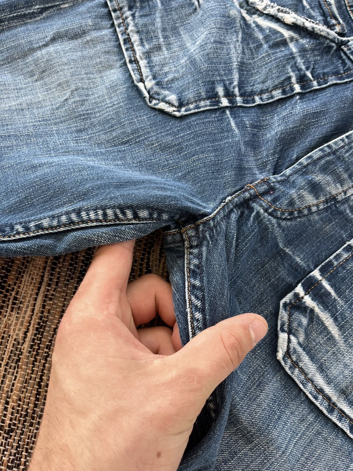 Pepe Jeans × Vintage Hype Vintage Pepe Jeans Blue Denim London Distressed Y2K Size US 32 / EU 48 - 9 Thumbnail