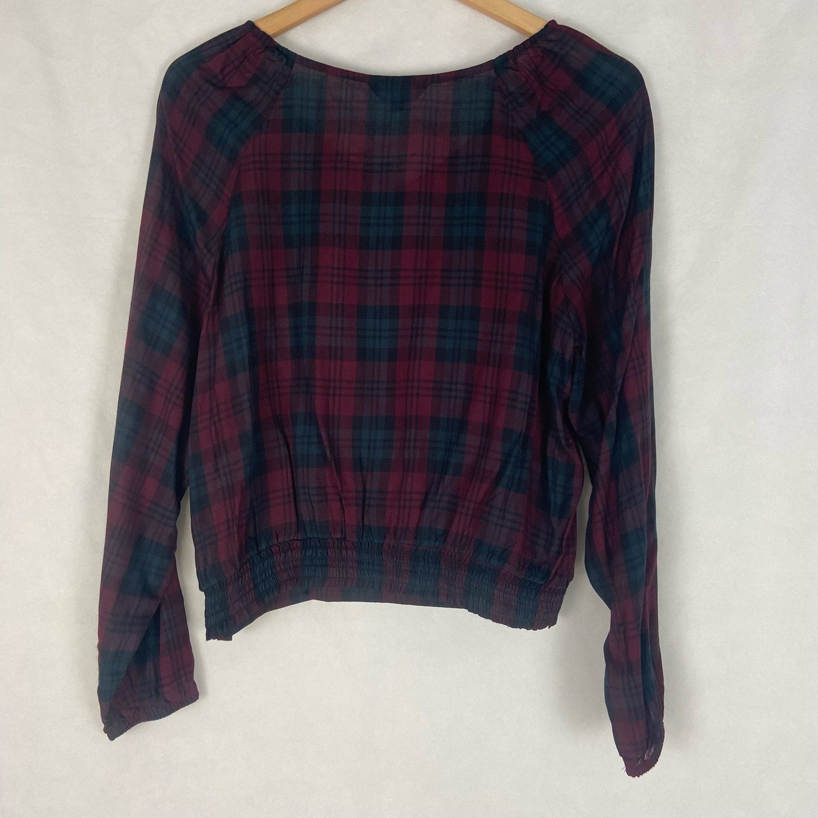 Express NWT Express Women's Peasant Crop Top Size Large Size L / US 10 / IT 46 - 4 Thumbnail