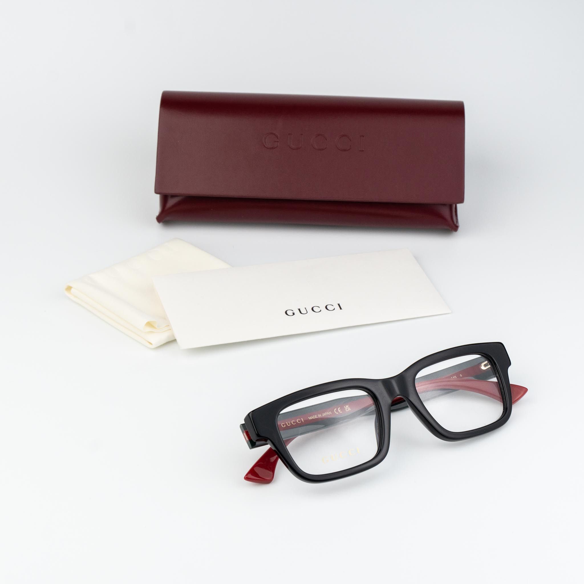 Gucci Gucci Men Eyeglasses Square GG1865O 001 NEW AUTHENTIC Size ONE SIZE - 8 Thumbnail