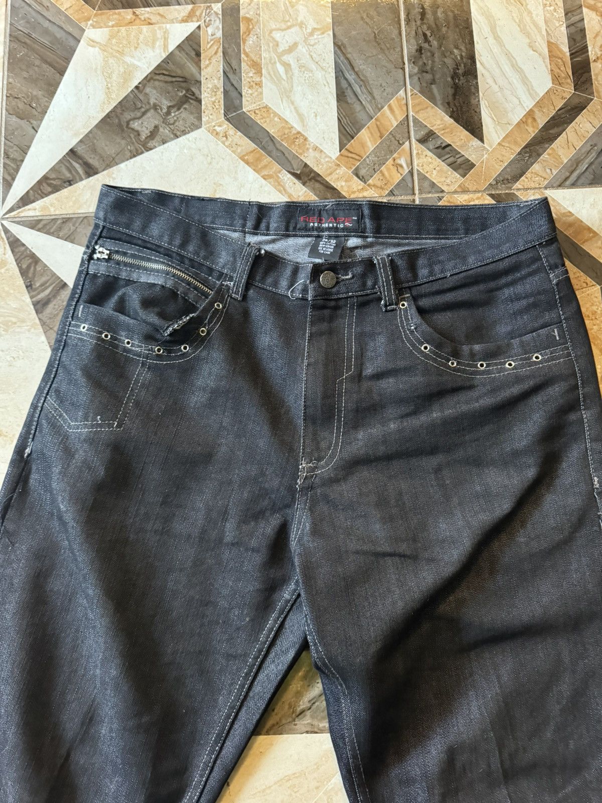 Japanese Brand × Vintage Red Ape Indigo Denim Size US 36 / EU 52 - 3 Thumbnail