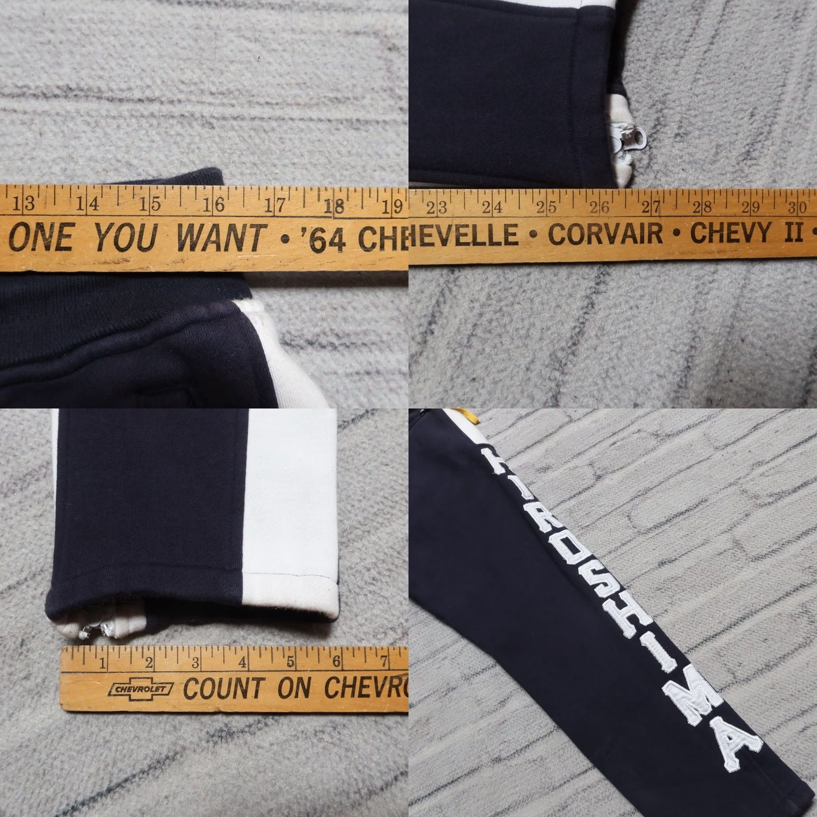 Vintage Iro-Ochi Hiroshima Baseball Sweatpants M Navy Mens Sizes M Sweatpants Baseball Shooting? Size US 31 - 8 Thumbnail