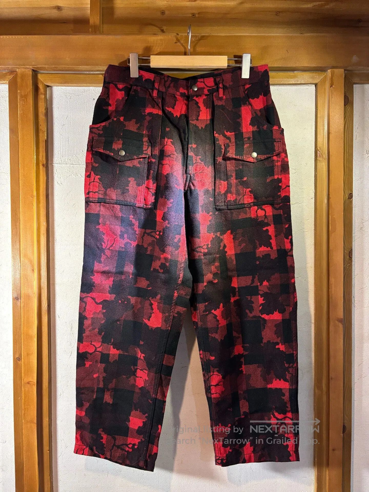 Beams Plus Beams Plus Red Leaf Camo Plaid Pants. Size US 30 / EU 46 - 1 Thumbnail
