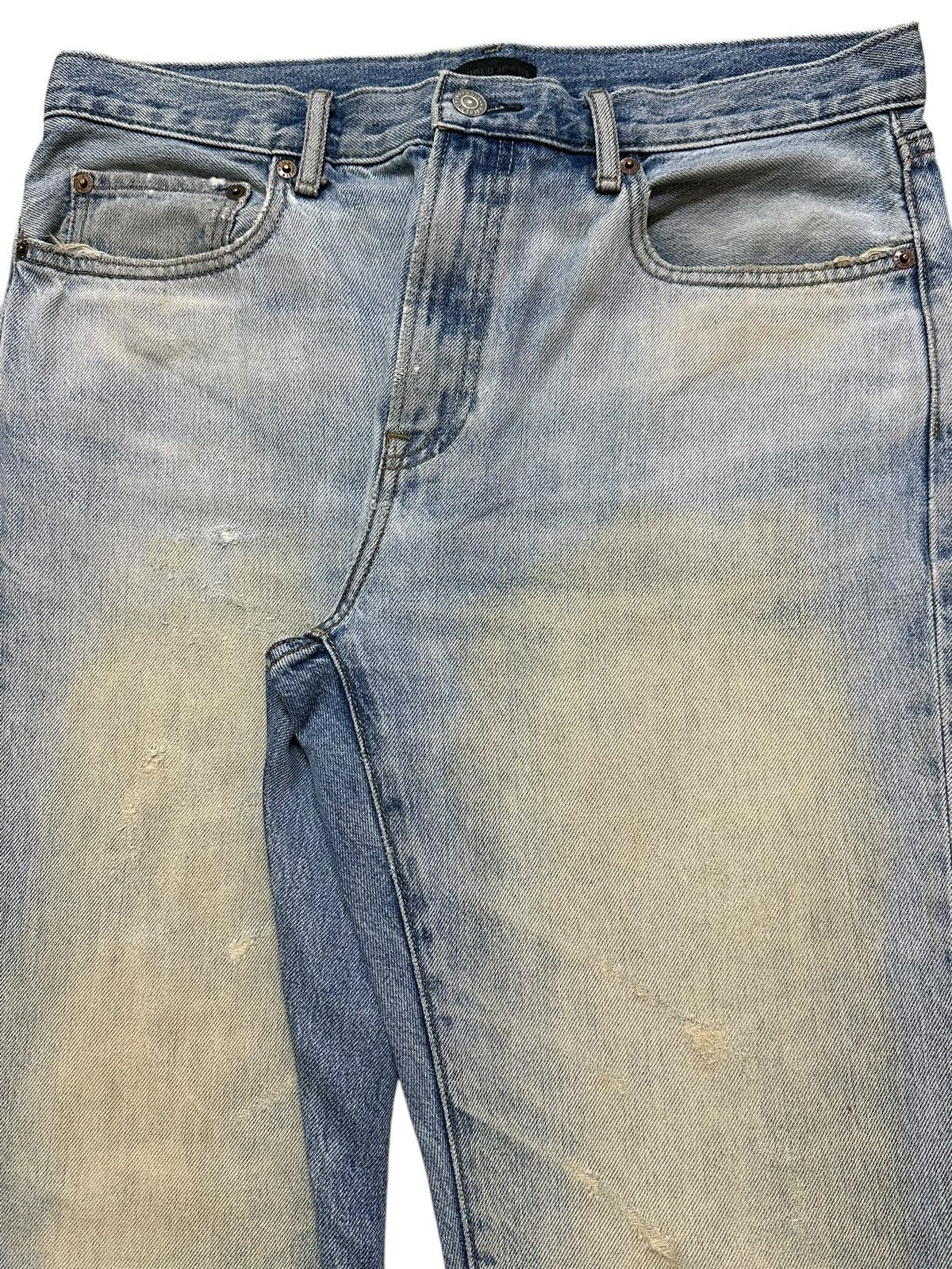 Uniqlo Vintage Japanese Uniqlo Mud Wash Faded Distress Style Loose Size US 32 / EU 48 - 4 Thumbnail