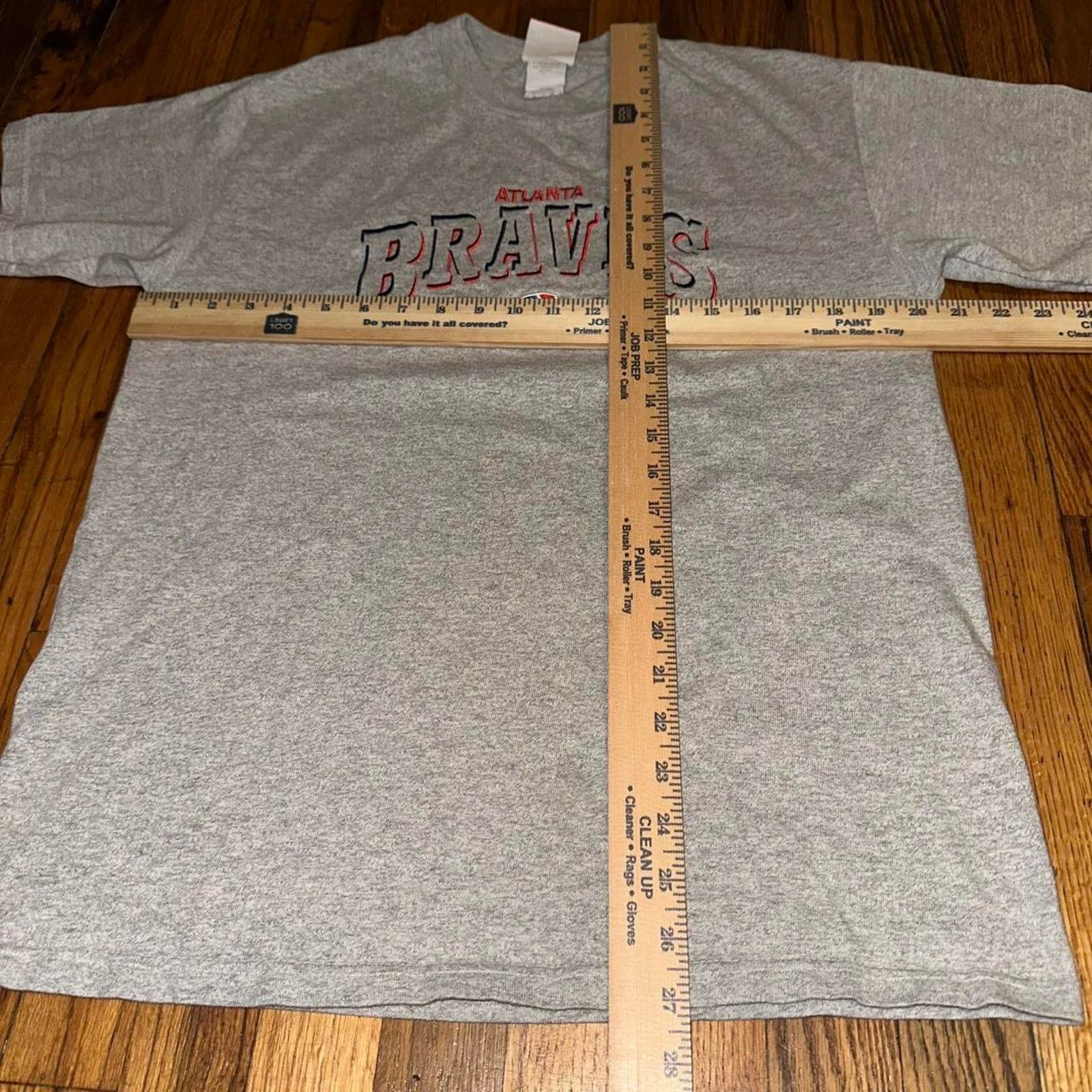 Champion × MLB × Vintage Champion Atlanta Braves Embroidered T Shirt MLB size L 20x27 Size US L / EU 52-54 / 3 - 5 Thumbnail