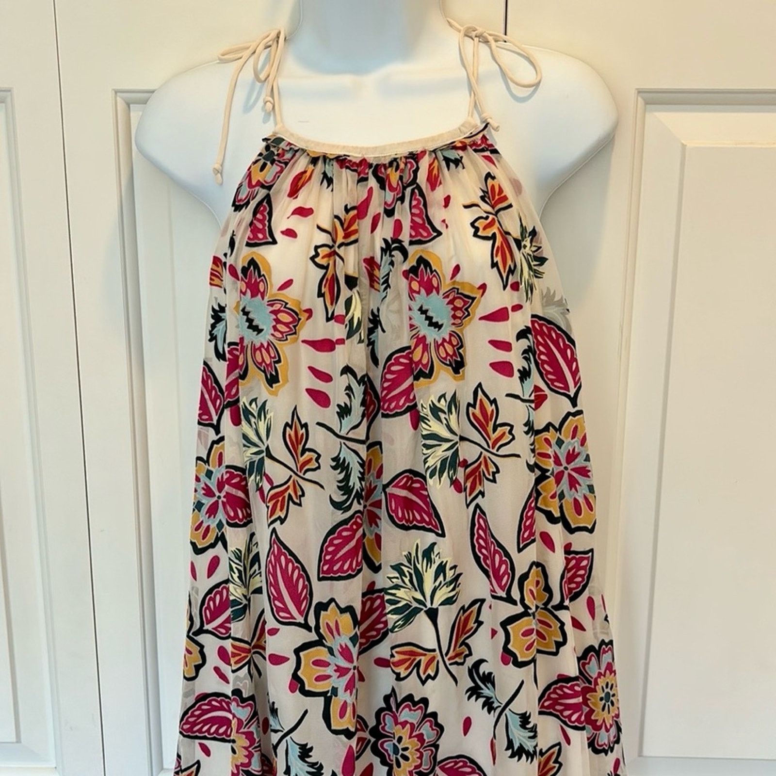 Rag & Bone Rag & Bone Bailey Mini Dress White Floral Size S Size S / US 4 / IT 40 - 11 Thumbnail