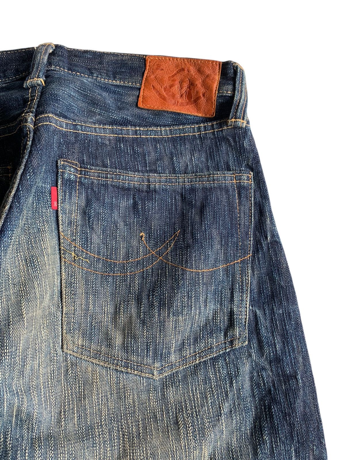 Japanese Brand × Kapital × Vintage ETERNAL SELVEDGE BUTTON FLY RUSTY JAPANESE DENIM Size US 30 / EU 46 - 16 Thumbnail