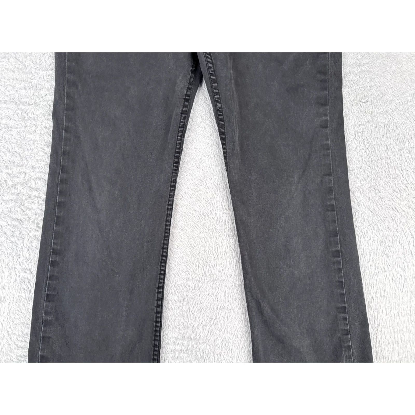 Denime VINTAGE Christopher Blue Jeans Women 10 Flared Denim Pants Black Cotton Blend Stretch Inseam 30 in Size 32" / US 10 / IT 46 - 3 Thumbnail
