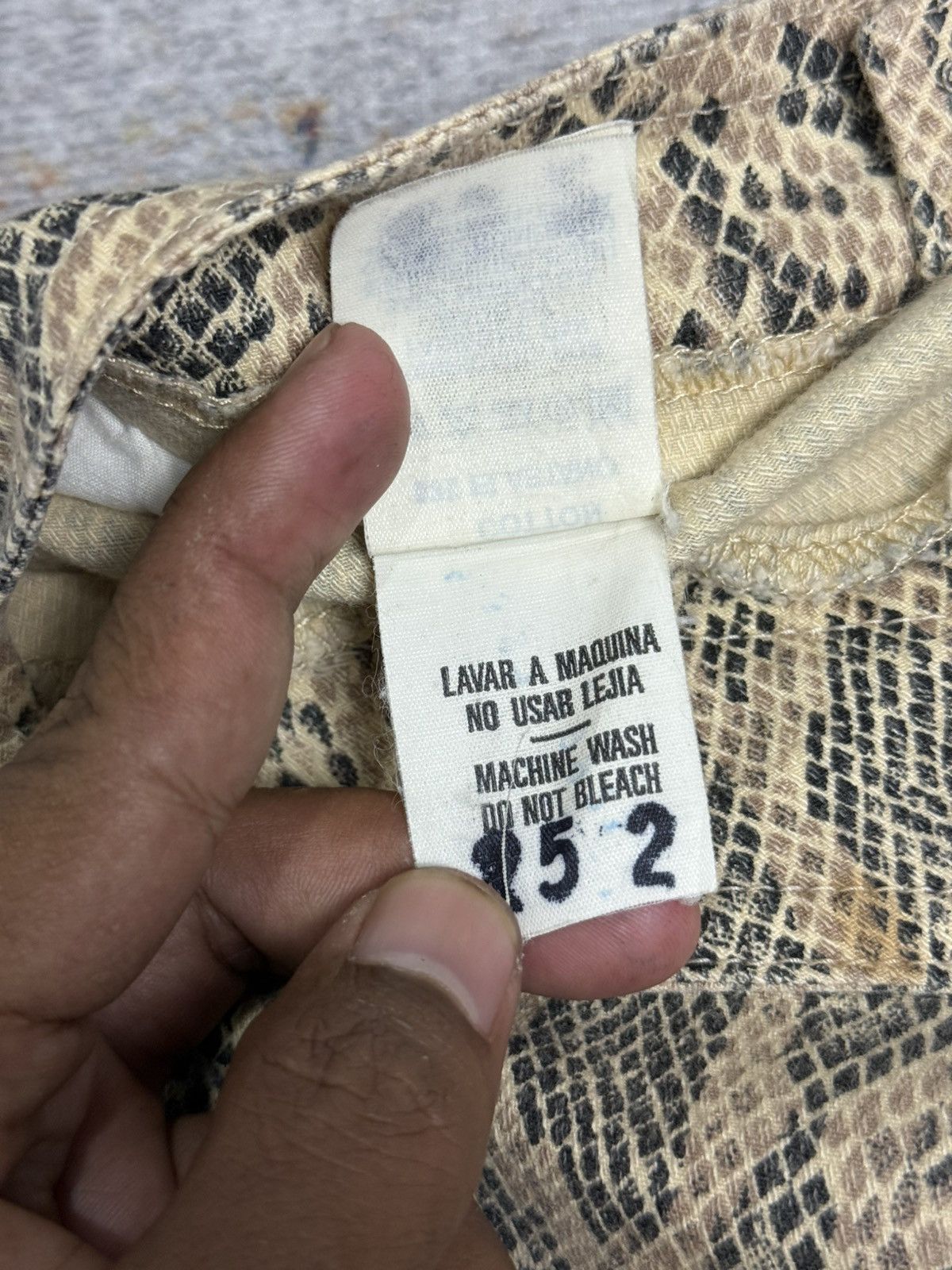 Tornado Mart Cimarron snake skin y2k style pants Size US 26 / EU 42 - 10 Thumbnail