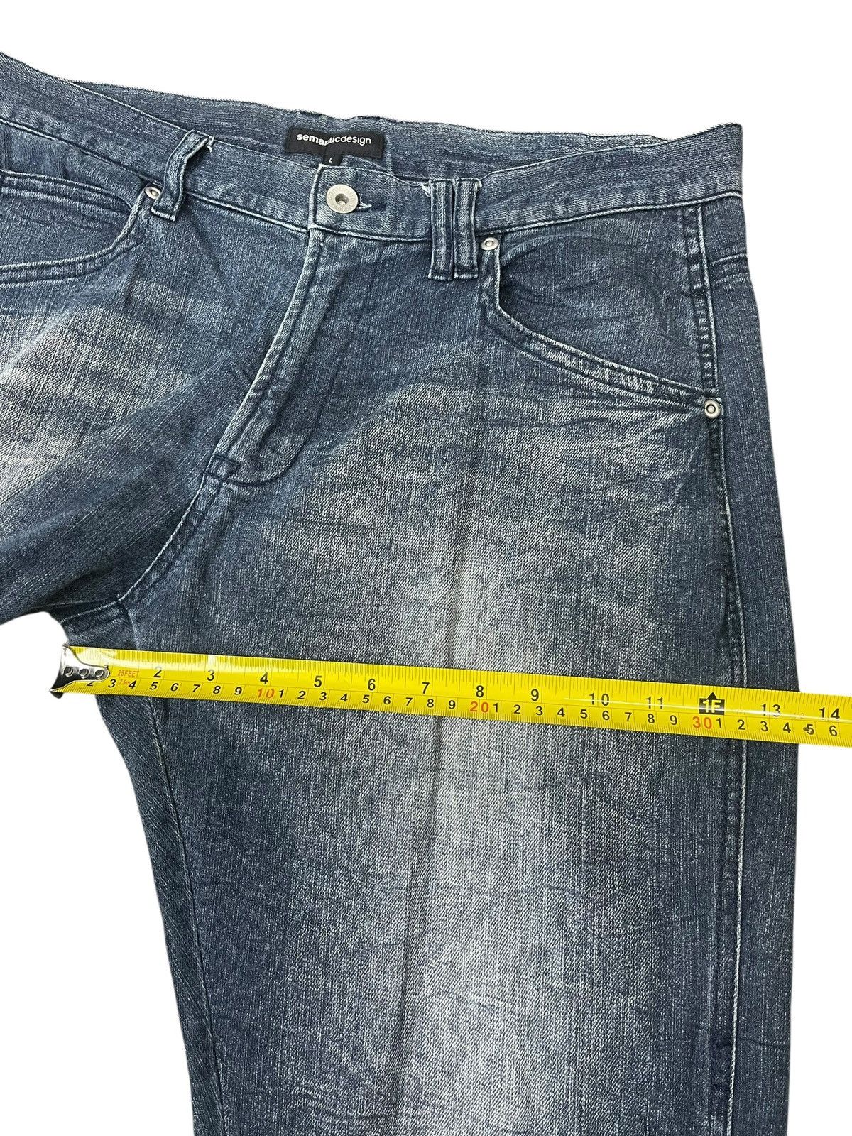 semanticdesign Vintage Semanticdesign Stratchable Jeans Streetwear Size US 34 / EU 50 - 12 Thumbnail
