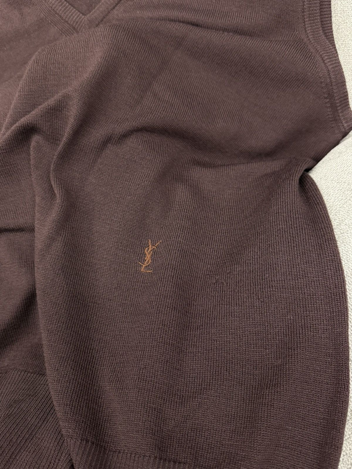 Yves Saint Laurent Vintage Yves Saint Laurent YSL Brown Vest Size US M / EU 48-50 / 2 - 4 Thumbnail
