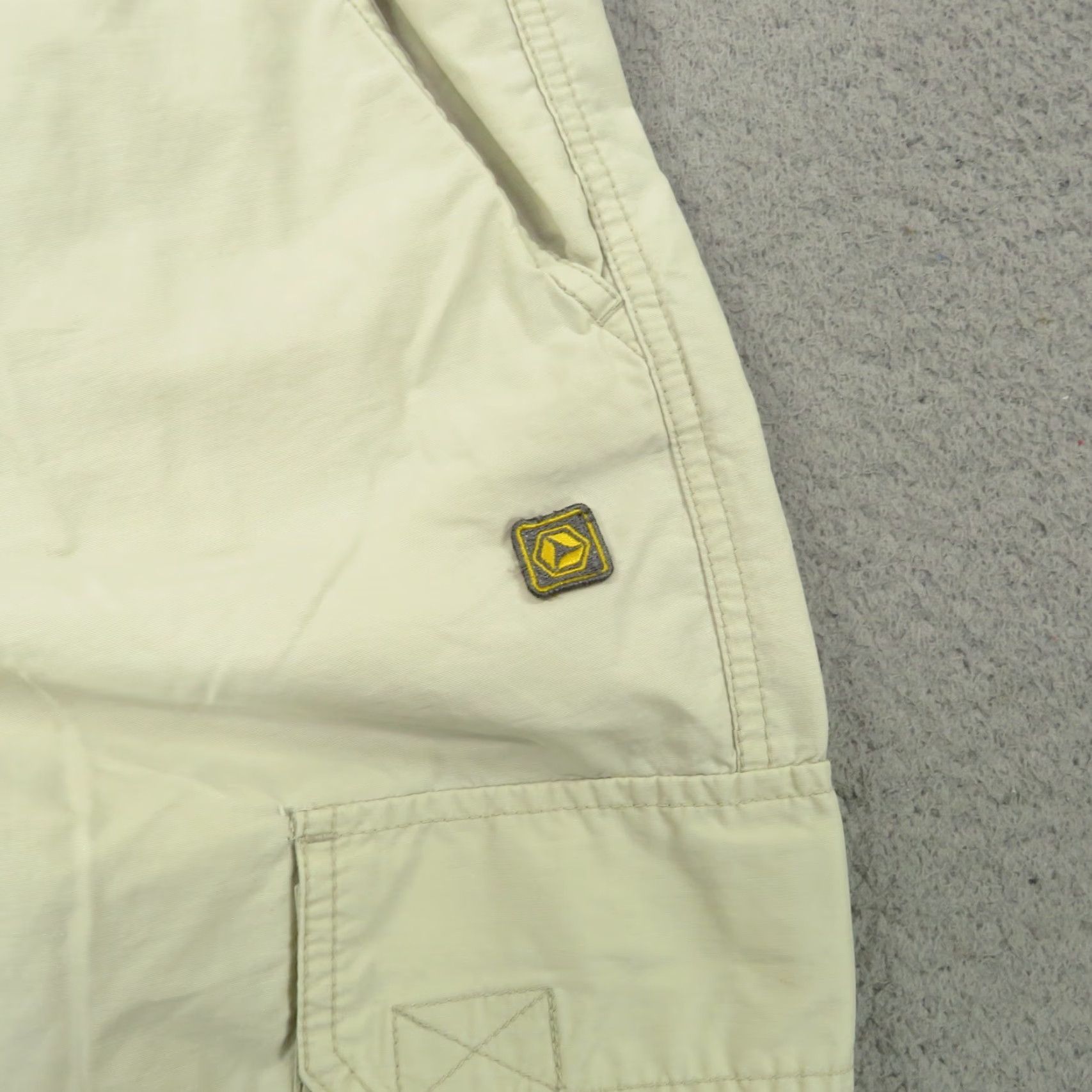Old Navy VINTAGE Old Navy Baggy Pants Men Small Cargo 30x29 Wide-Leg 90s Grunge 5-Pocket Beige Mens Size US 31 - 7 Thumbnail