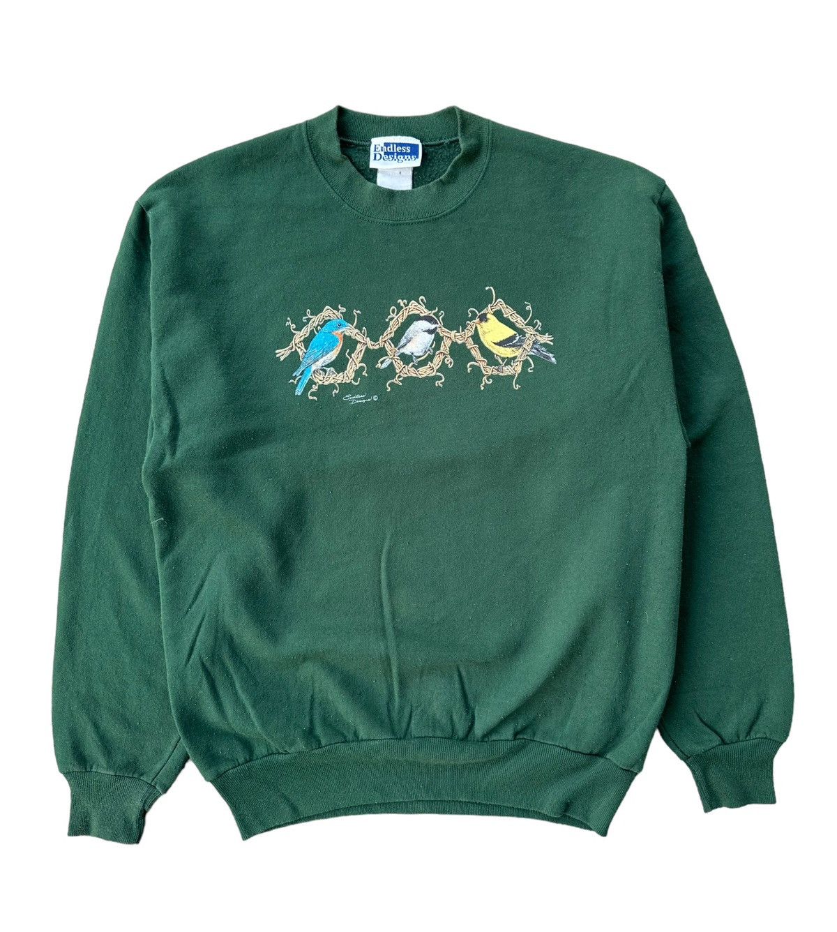 Vintage Vintage 80s Endless designs sweatshirts Size US M / EU 48-50 / 2 - 1 Thumbnail