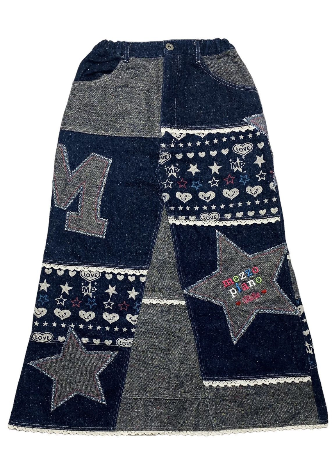 Hysteric Glamour 00s Patchwork Skirt