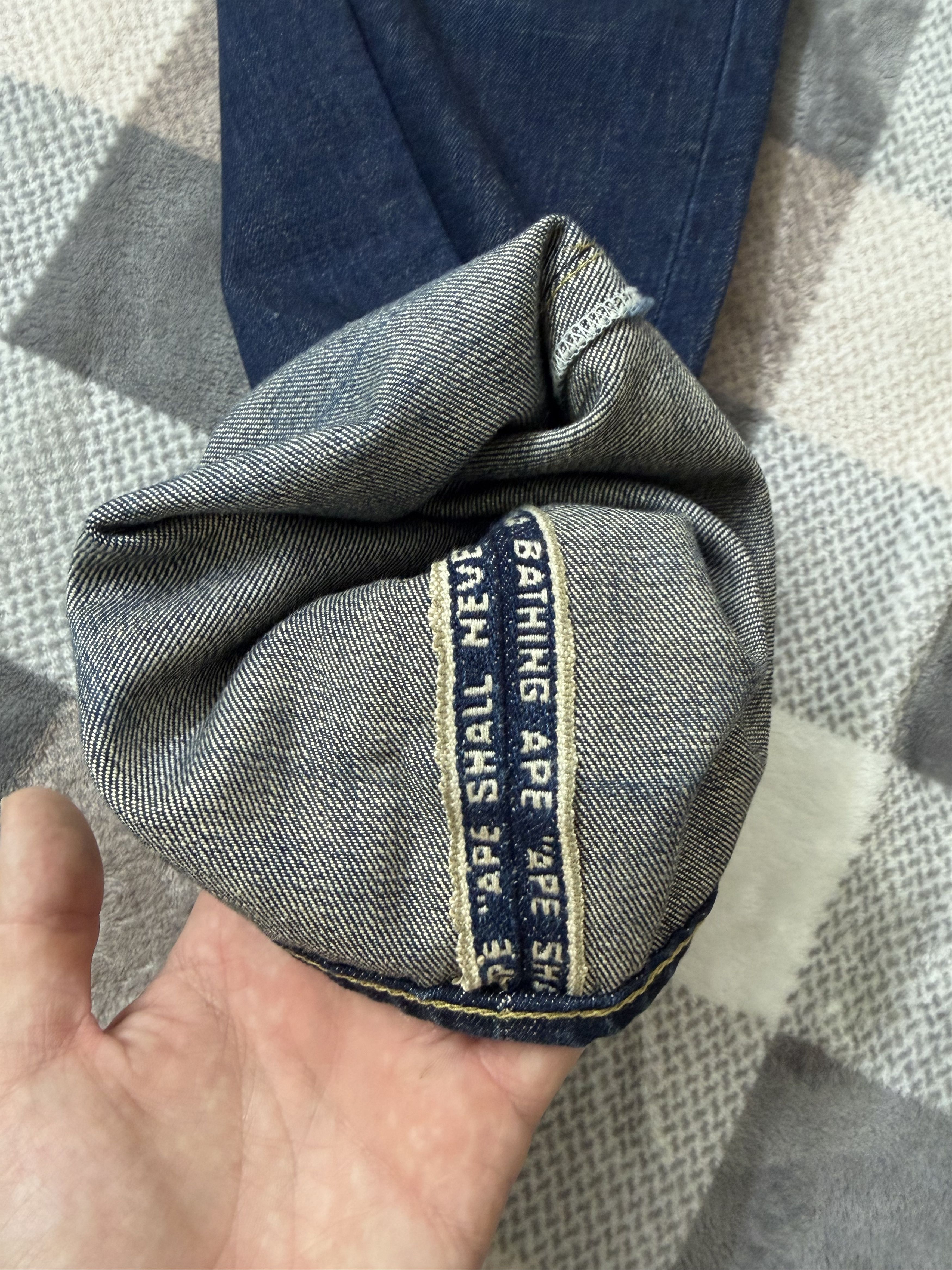Bape Vintage Bape Selvedge Denim Size US 34 / EU 50 - 4 Thumbnail