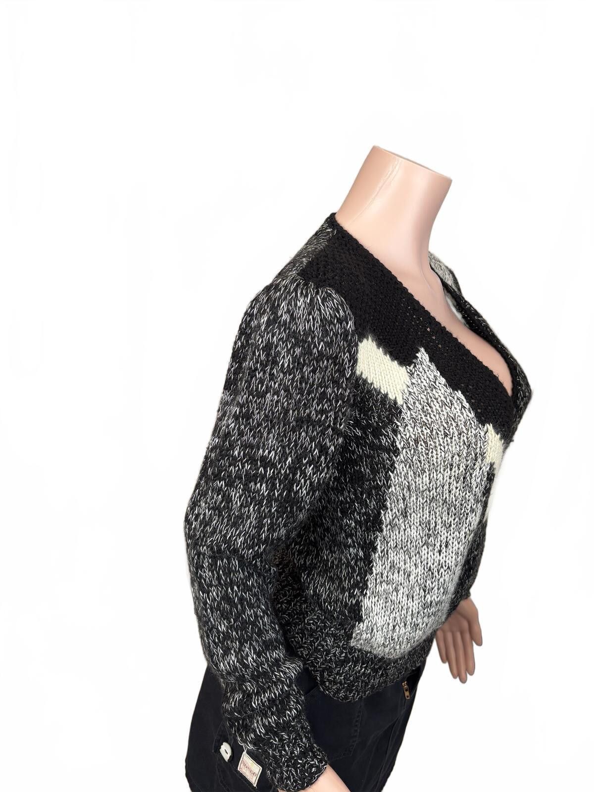 Other Bilboa Knit Sweater with Deep V-Neck Boho Angora Small Size S / US 4 / IT 40 - 5 Thumbnail
