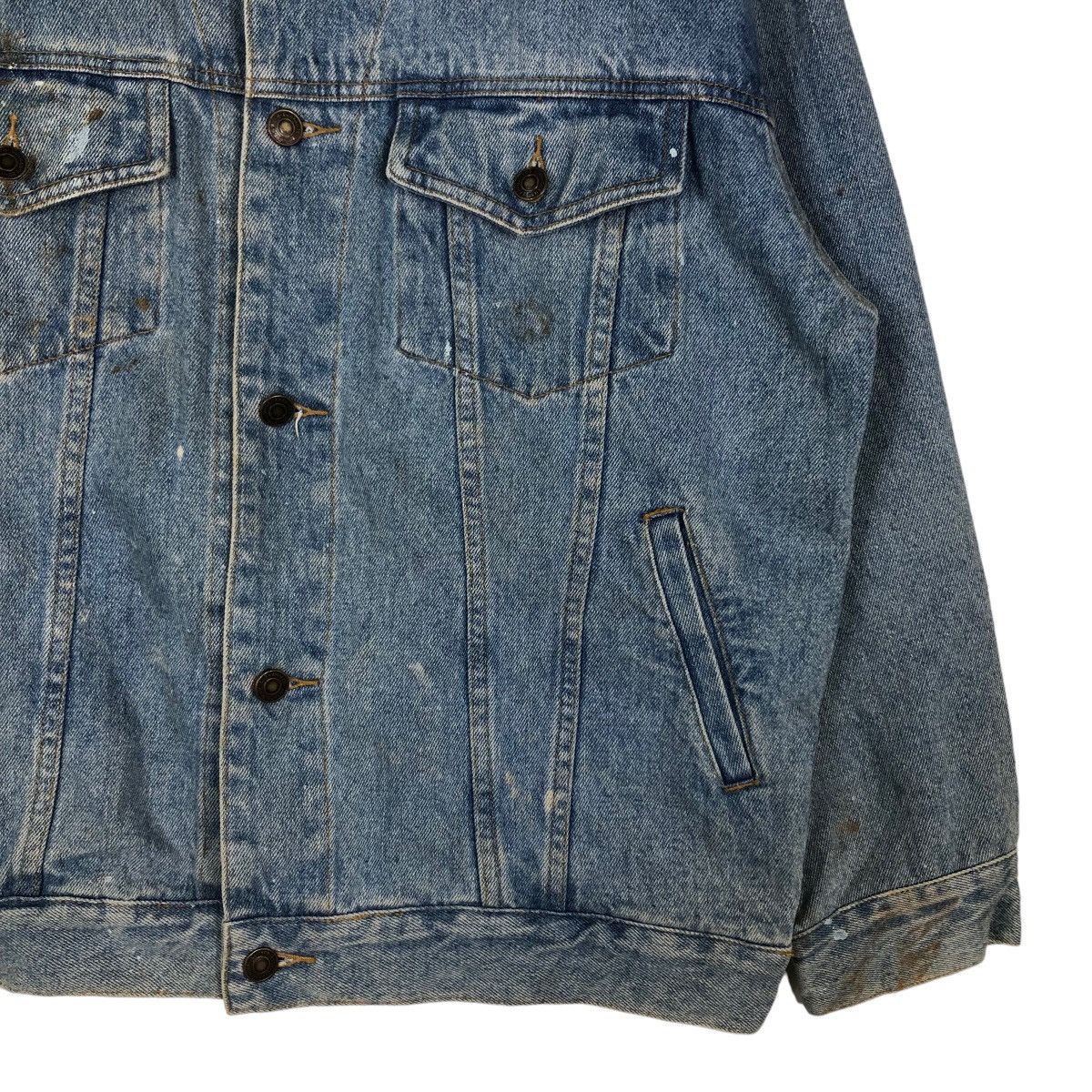 Japanese Brand 🔥Vintage Mac Eye Denim Trucker Biker Jacket Toyo Enterprise Size US L / EU 52-54 / 3 - 5 Thumbnail