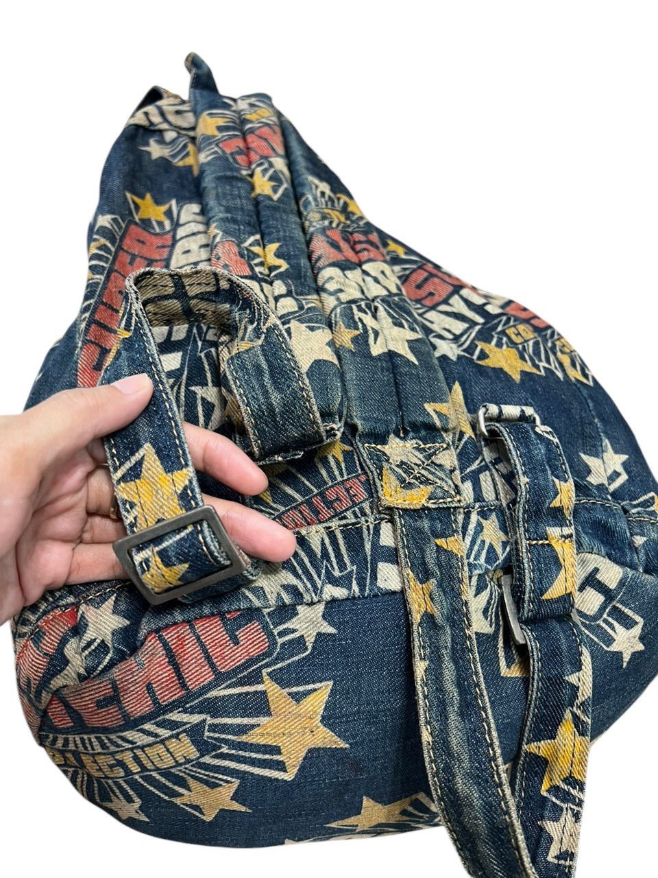 Hysteric Glamour Vintage Hysteric Glamour Denim Begpack Size ONE SIZE - 6 Thumbnail