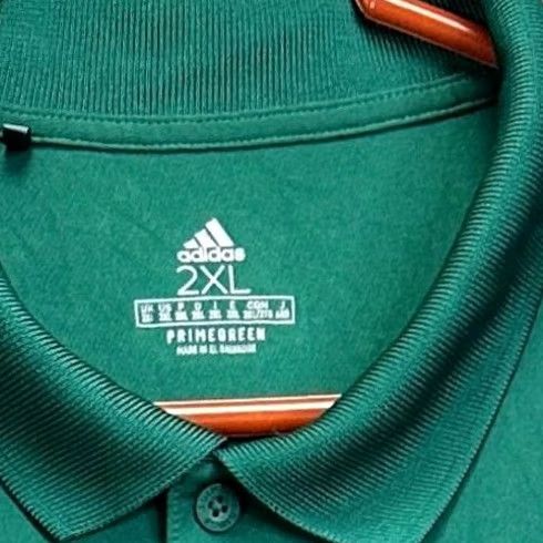 Adidas adidas Shirt Mens 2XL Green Adult Prime Golf Polo Athletic Short Sleeve Rugby Size US XXL / EU 58 / 5 - 4 Thumbnail