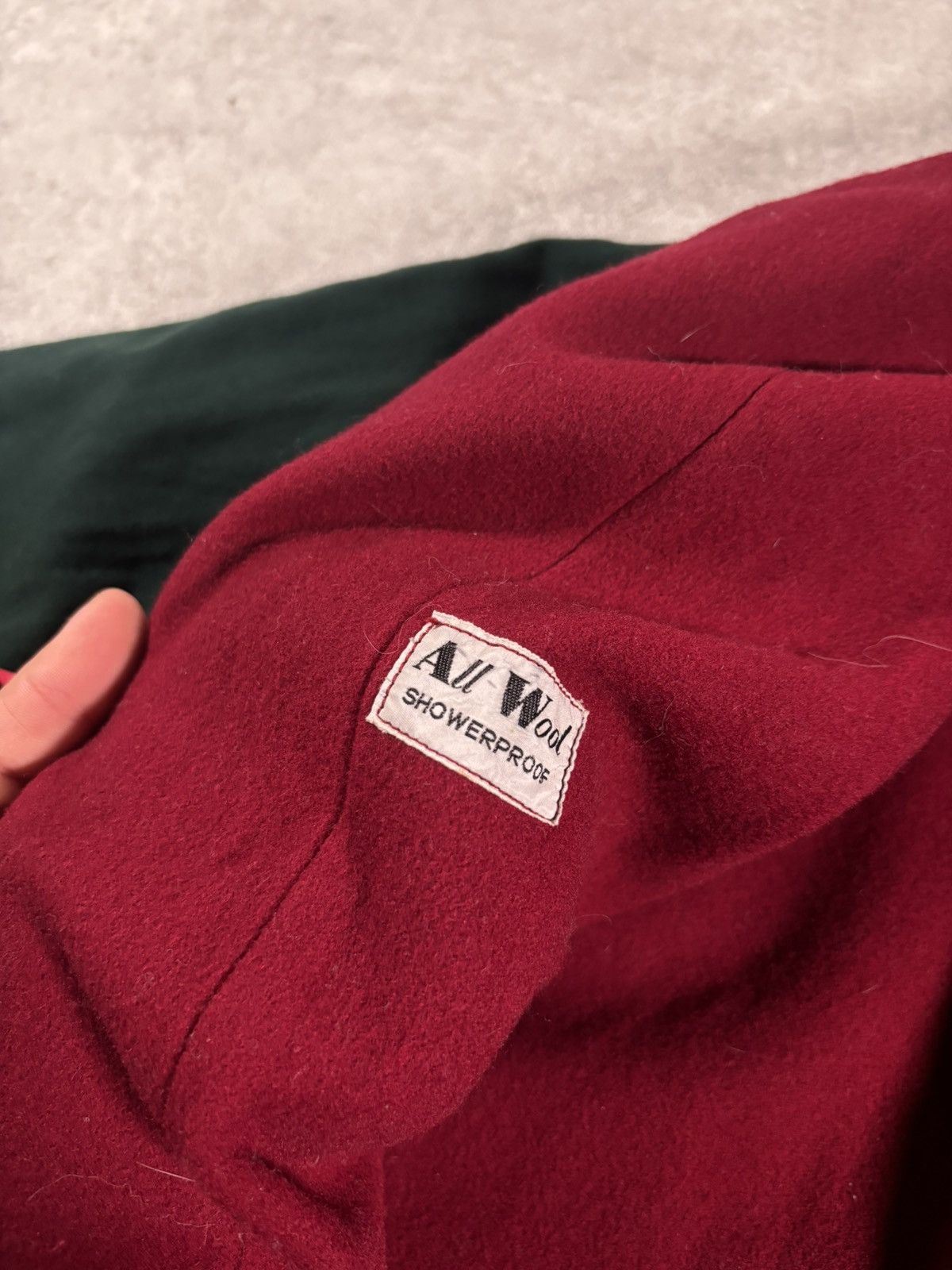 Aquascutum VINTAGE AQUASCUTUM Pure Wool Overcoat Dark Green showerproff Size US XL / EU 56 / 4 - 8 Thumbnail