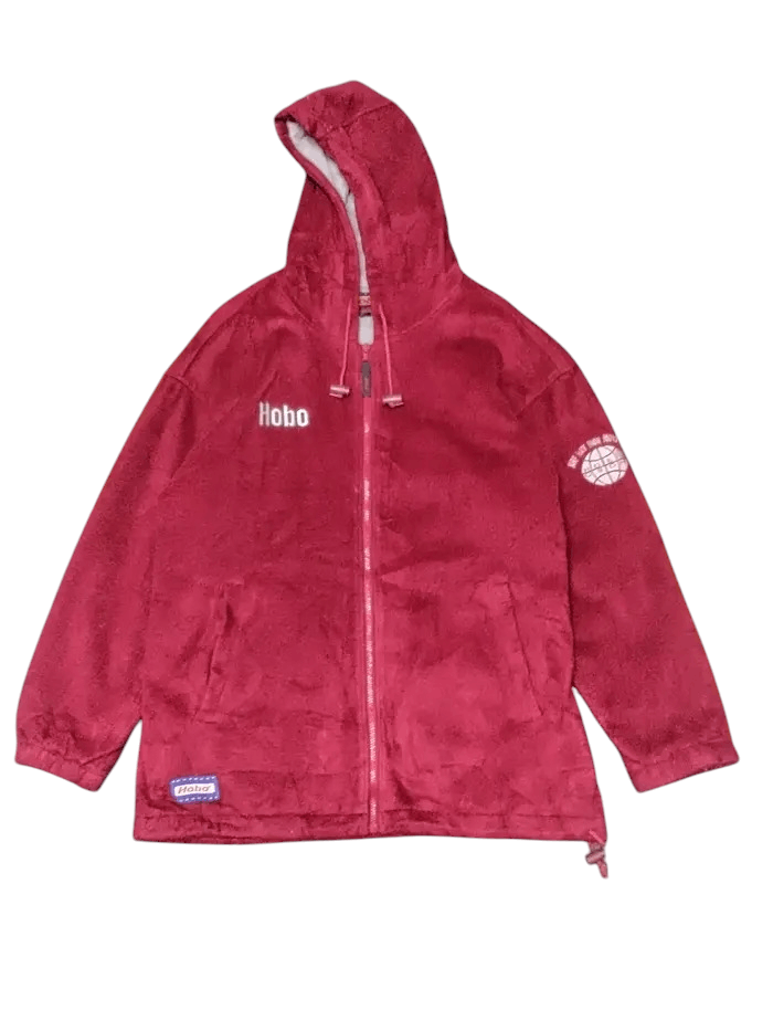 Japanese Brand HOBO SURF SKATE STYLE FLEECE JACKET Size US S / EU 44-46 / 1 - 2 Thumbnail