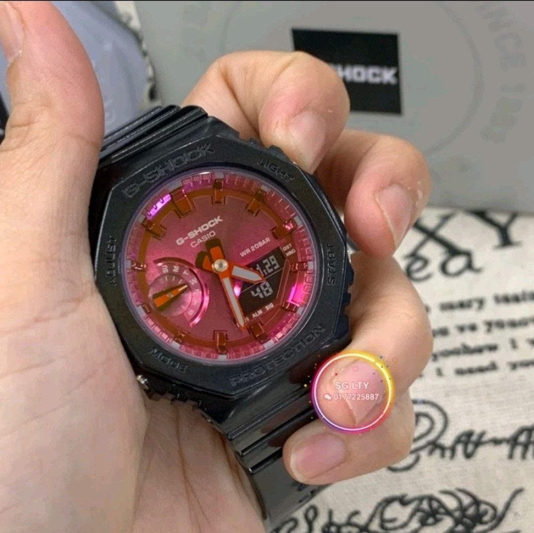 Casio × G Shock Casio G Shock GMA-S2100RB-1A (New) Size ONE SIZE - 4 Thumbnail