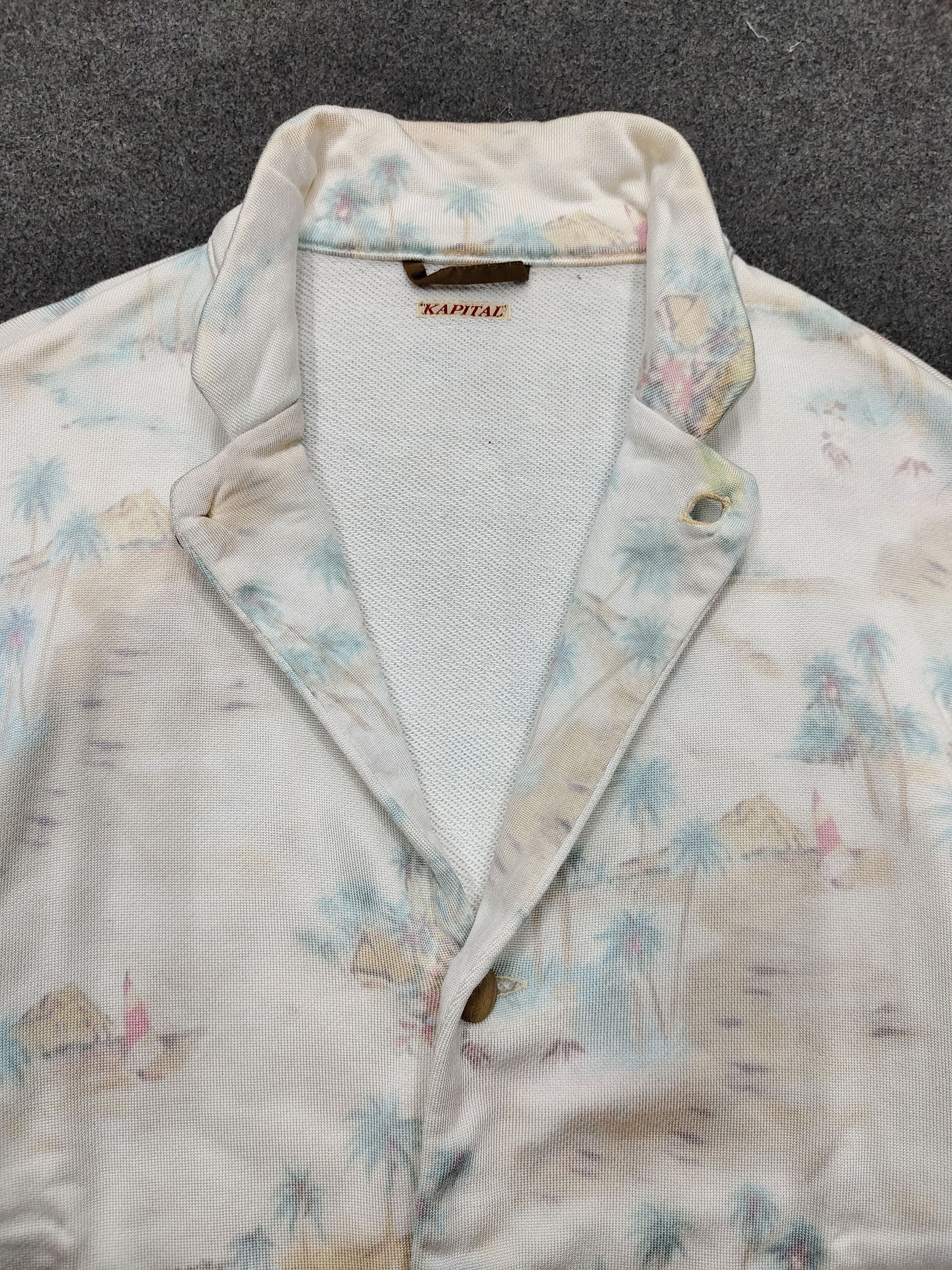 Kapital KAPITAL-Archive Painterly AOP Tropical Island Graphic Jacket Size US S / EU 44-46 / 1 - 3 Thumbnail