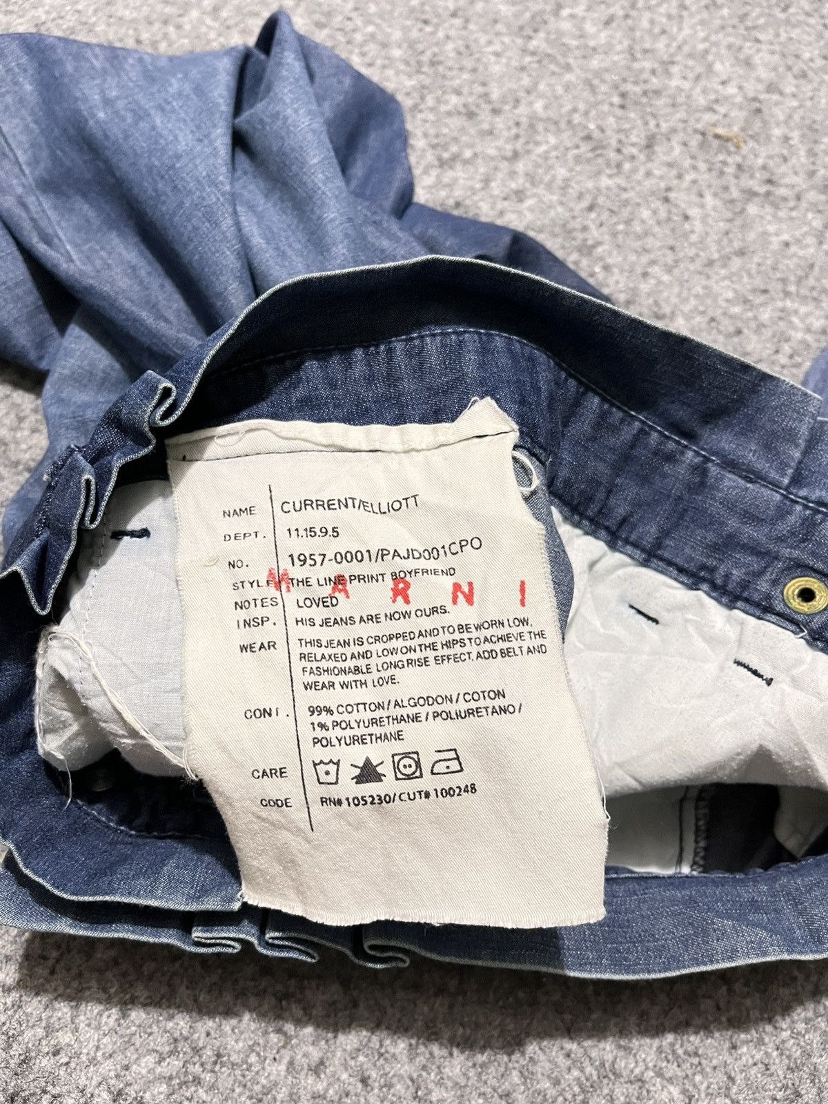 Current/Elliot Vintage Marni x Current Elliott Pants Size 26" / US 2 / IT 38 - 13 Thumbnail