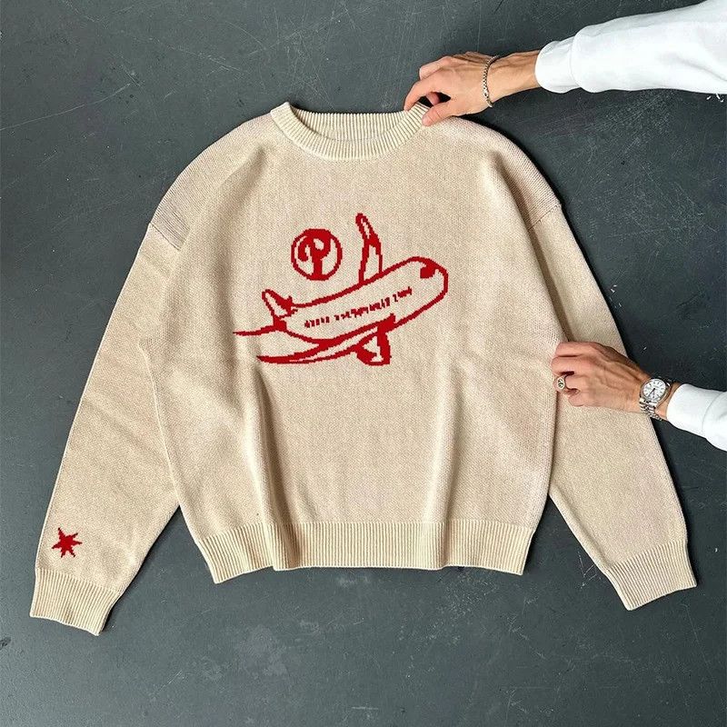 Other Plane Sweater Knitwear Size US XL / EU 56 / 4 - 4 Thumbnail
