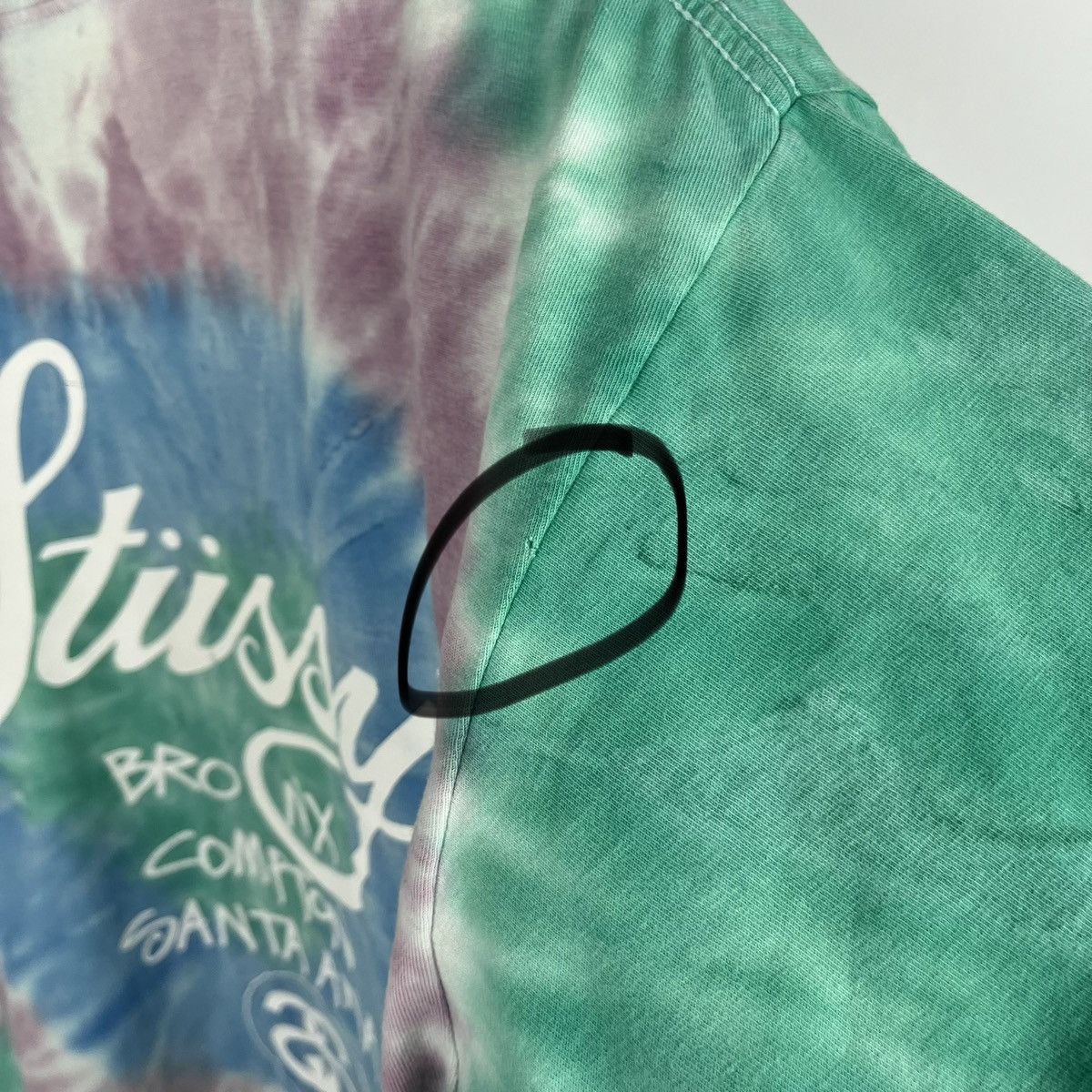 Stussy Vintage Stussy world Tour big logo tie-dye tee 90’s Size US M / EU 48-50 / 2 - 14 Thumbnail